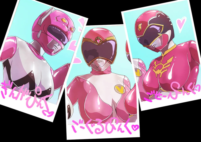 [Zizi] 桃色男子便所4 (戦隊ヒロイン)