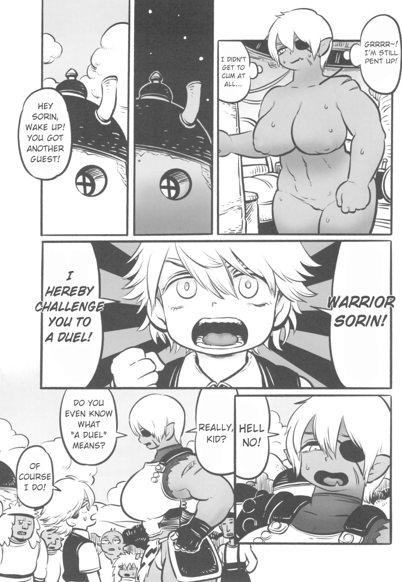 [Hiyori no seiyoku (Kawata Hiyori)] Orc no Senshi to Kizoku no Bocchan - The Orc Warrior and the Noble Boy [English] [Jashinslayer] - Page 10