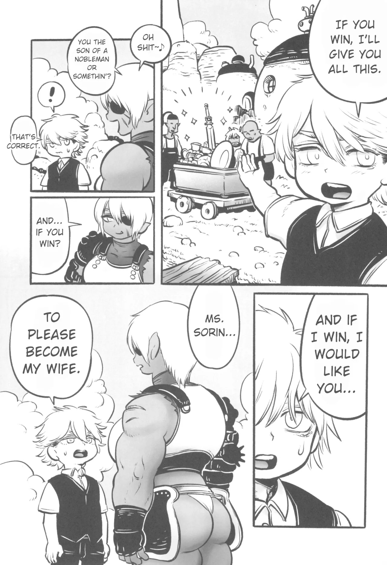 [Hiyori no seiyoku (Kawata Hiyori)] Orc no Senshi to Kizoku no Bocchan - The Orc Warrior and the Noble Boy [English] [Jashinslayer] - Page 11