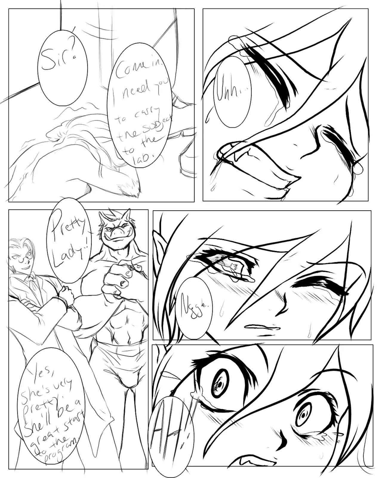 [Miranda Leigh] The Island of Doctor Moreau: Comic sketches - Page 10