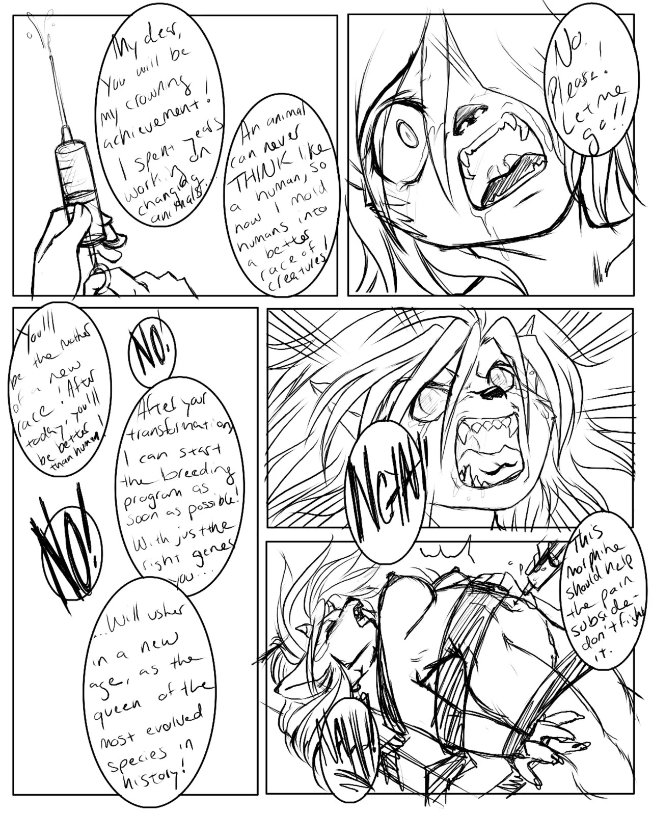 [Miranda Leigh] The Island of Doctor Moreau: Comic sketches - Page 12