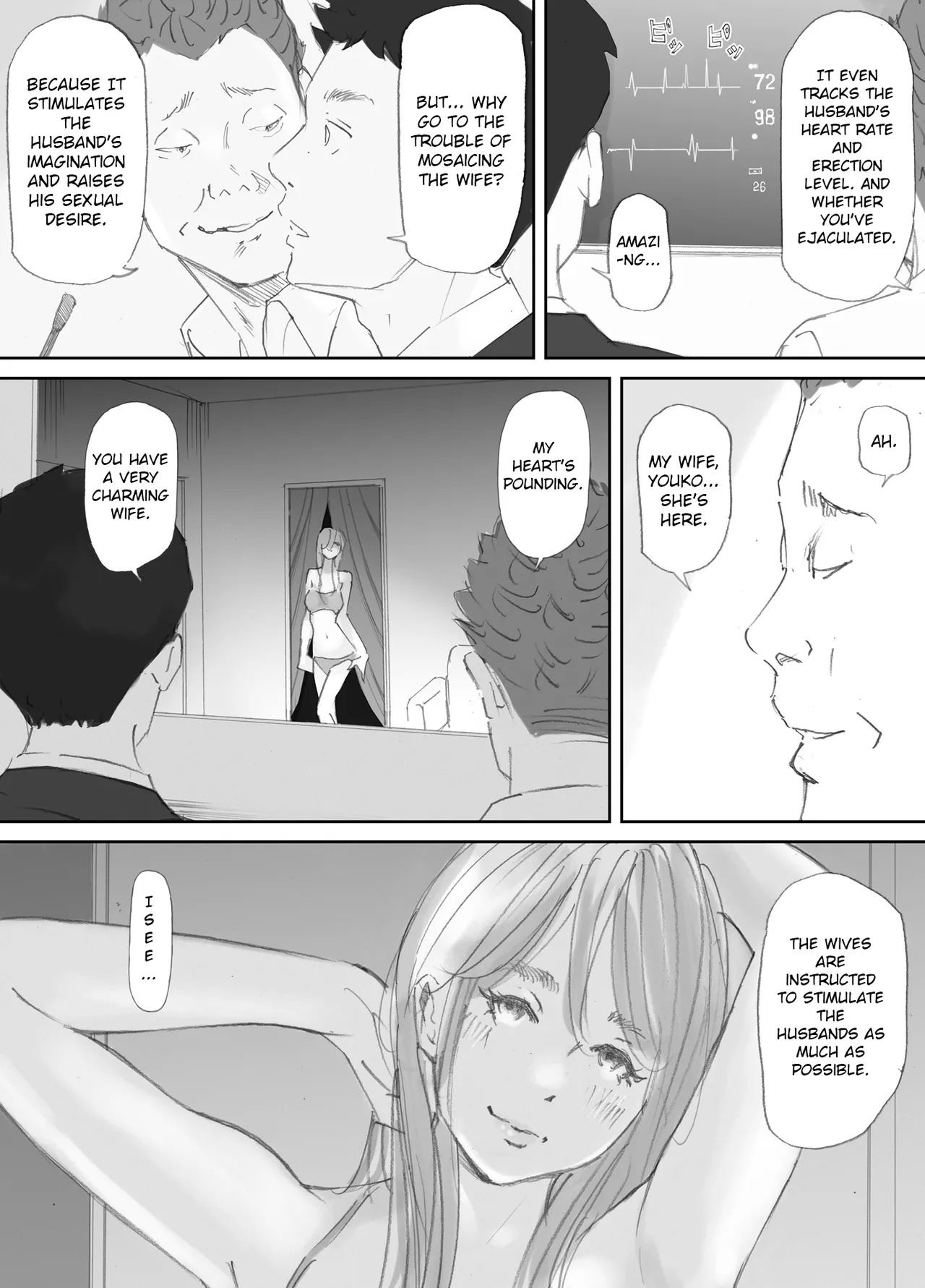 [Nekome Koi] My Wife, On the Other Side of The Peep Room… [English] [LateStateRetardation] - Page 10