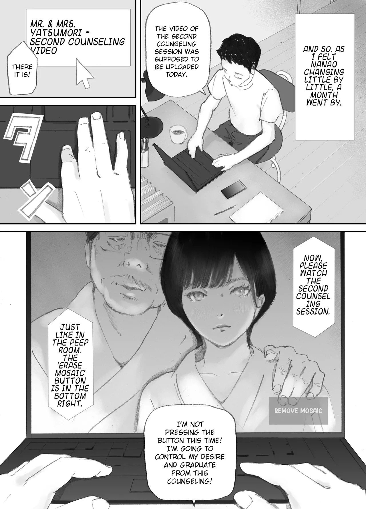 [Nekome Koi] My Wife, On the Other Side of The Peep Room… [English] [LateStateRetardation] - Page 101