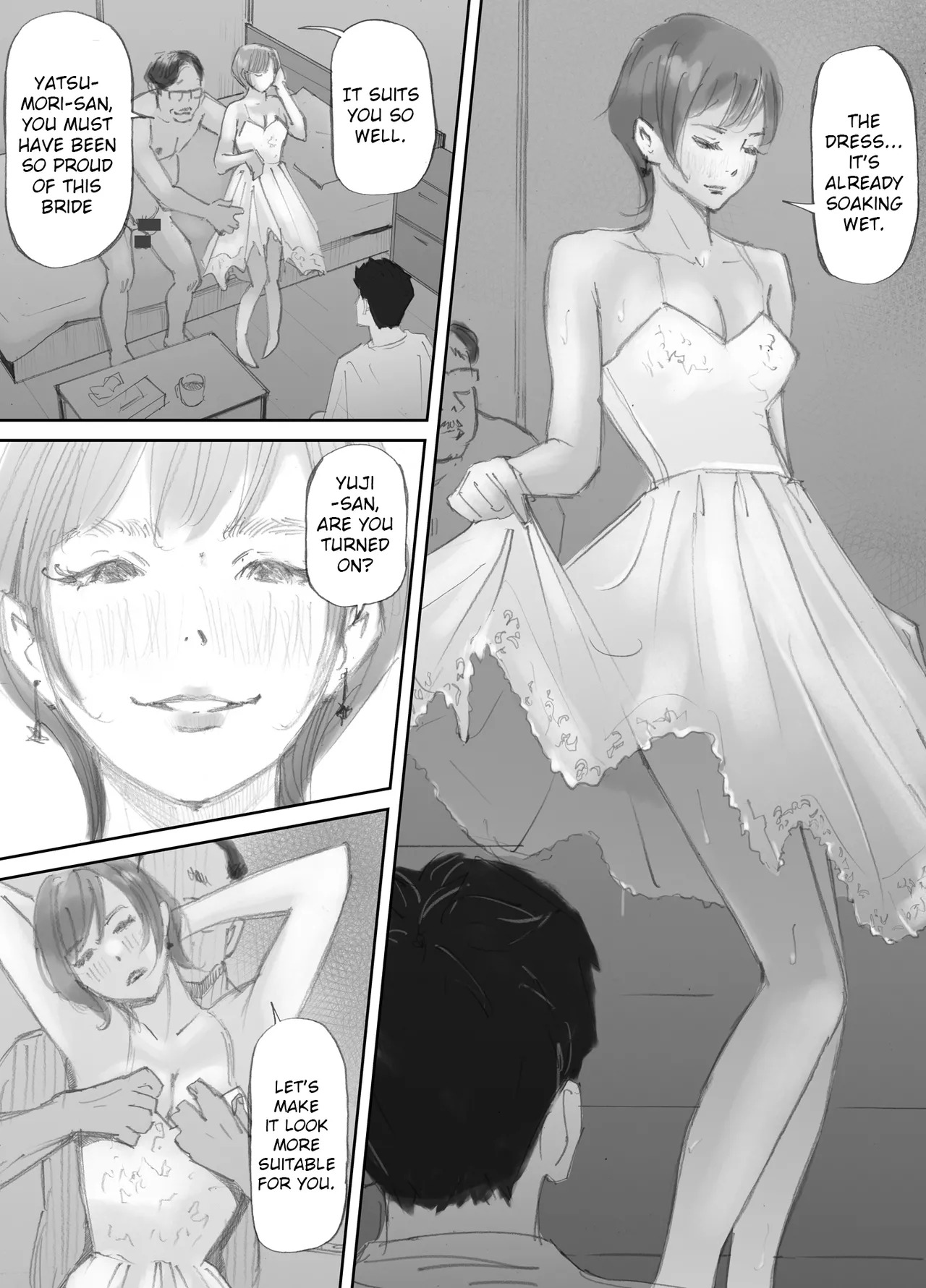 [Nekome Koi] My Wife, On the Other Side of The Peep Room… [English] [LateStateRetardation] - Page 190
