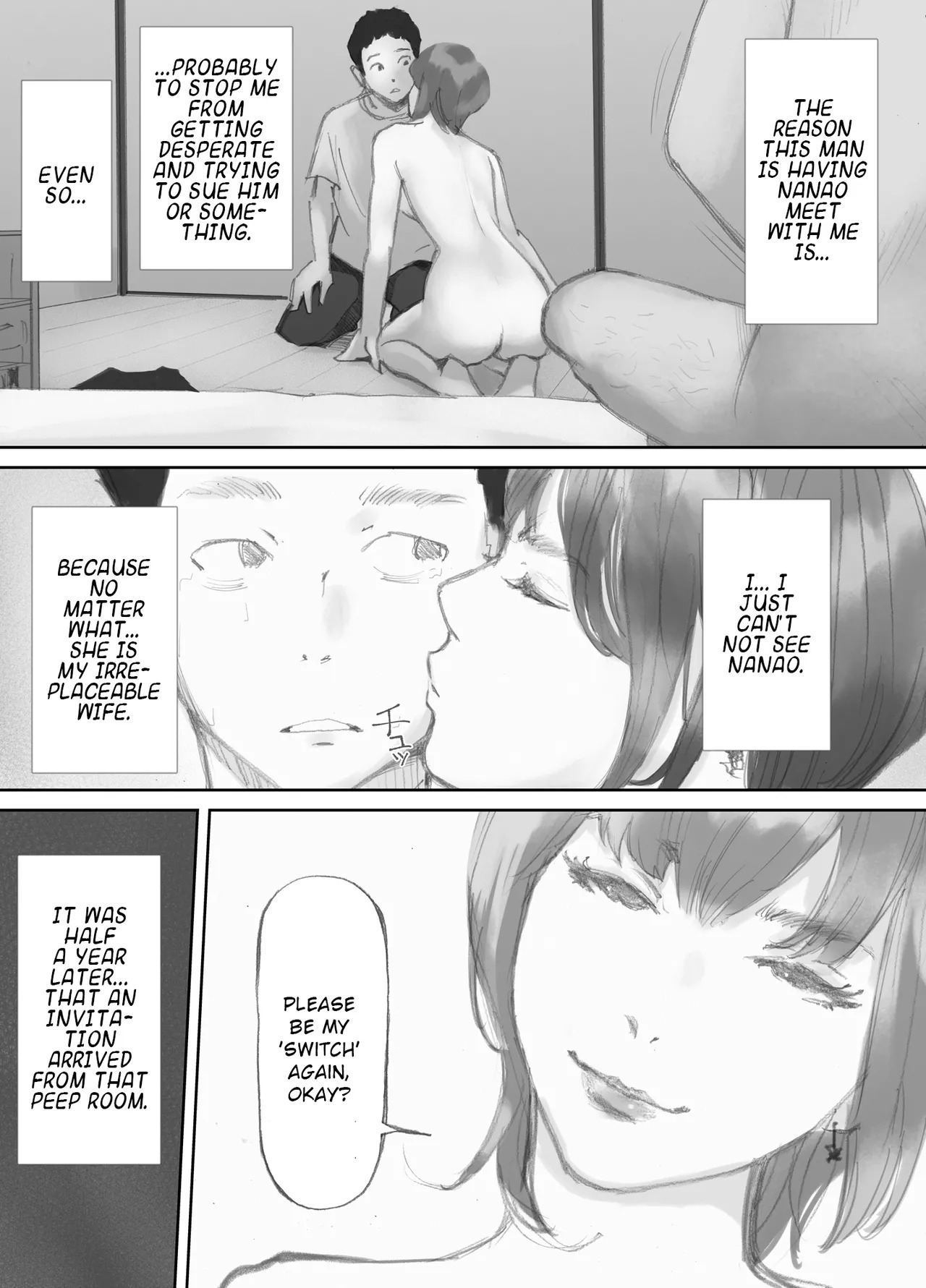 [Nekome Koi] My Wife, On the Other Side of The Peep Room… [English] [LateStateRetardation] - Page 197