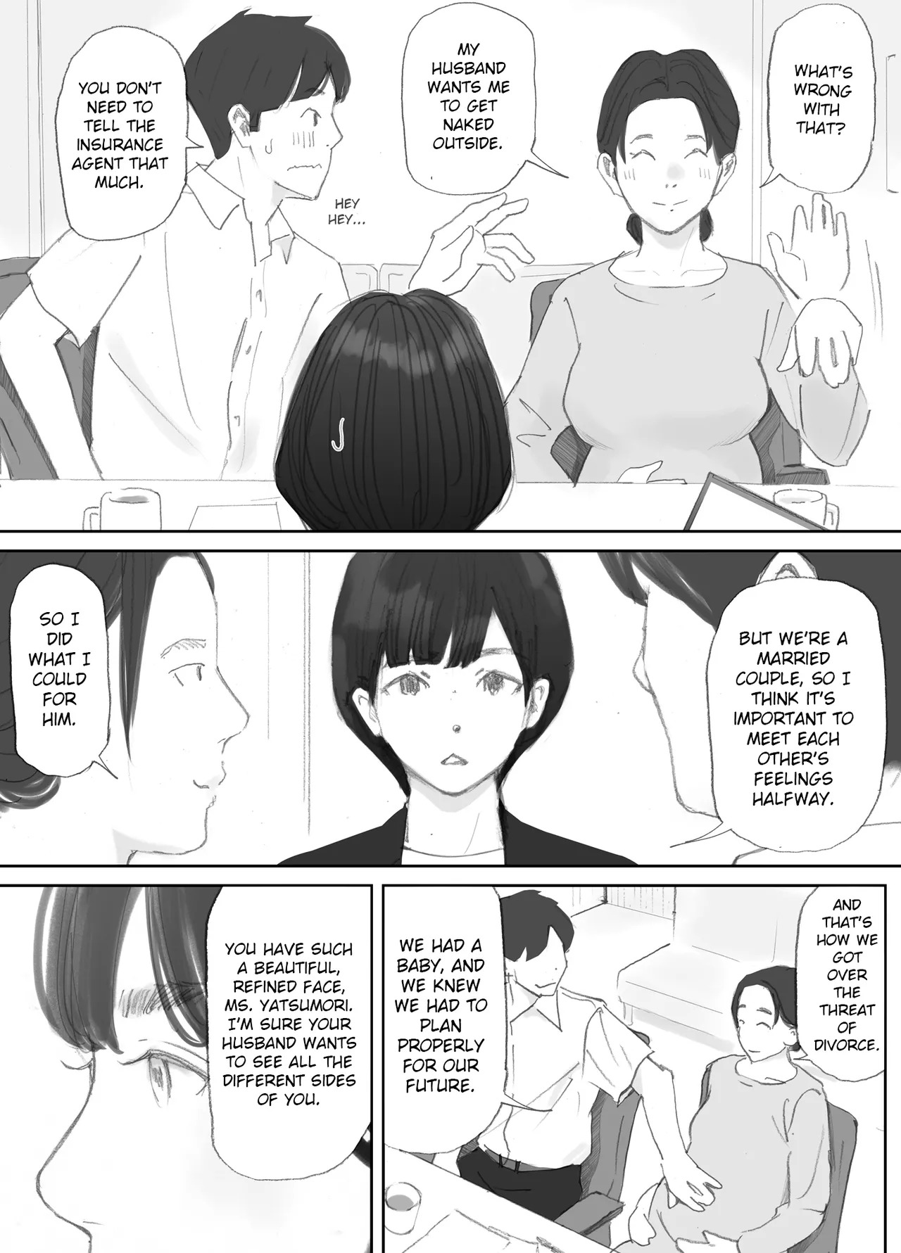 [Nekome Koi] My Wife, On the Other Side of The Peep Room… [English] [LateStateRetardation] - Page 21