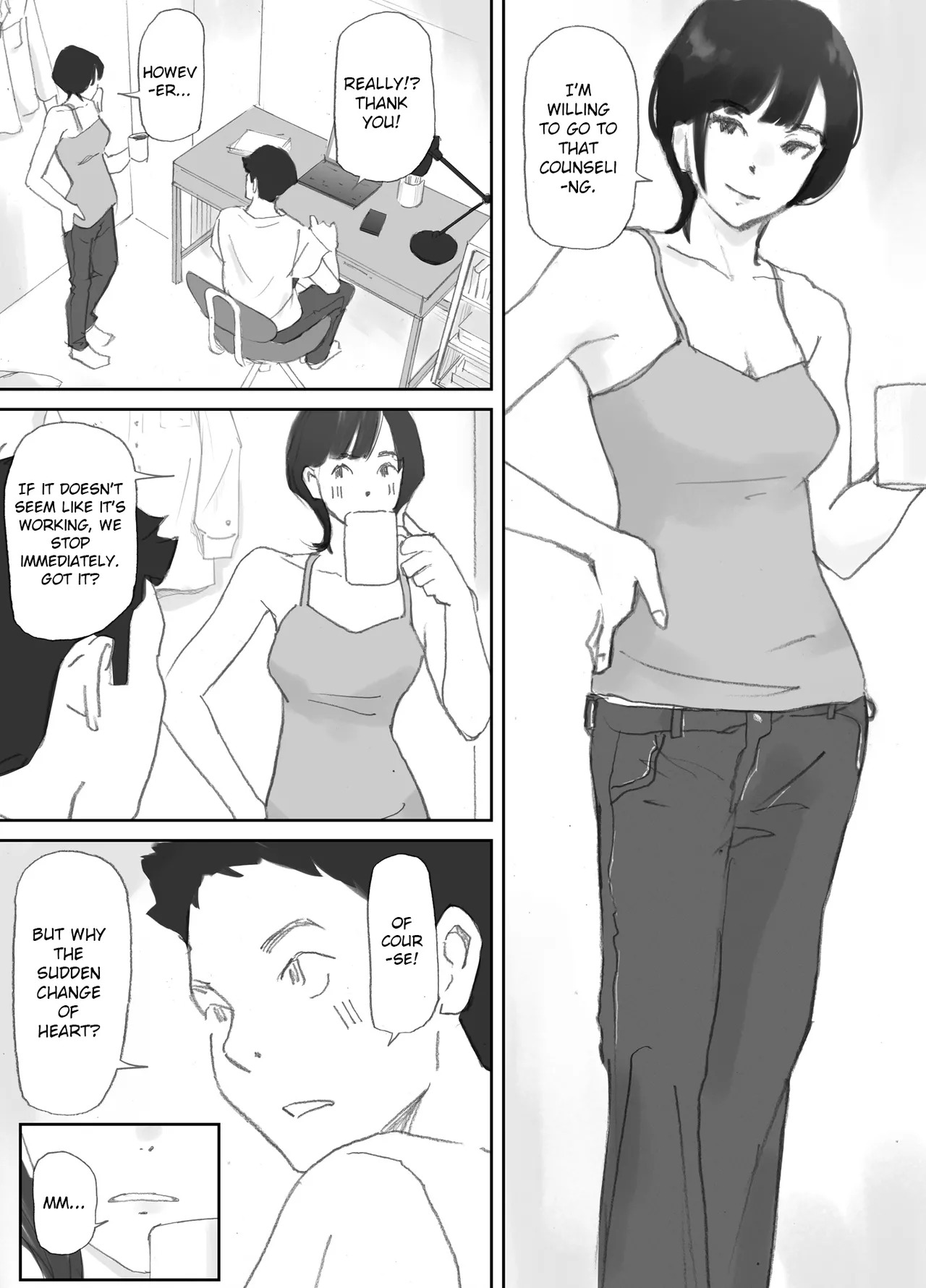 [Nekome Koi] My Wife, On the Other Side of The Peep Room… [English] [LateStateRetardation] - Page 25