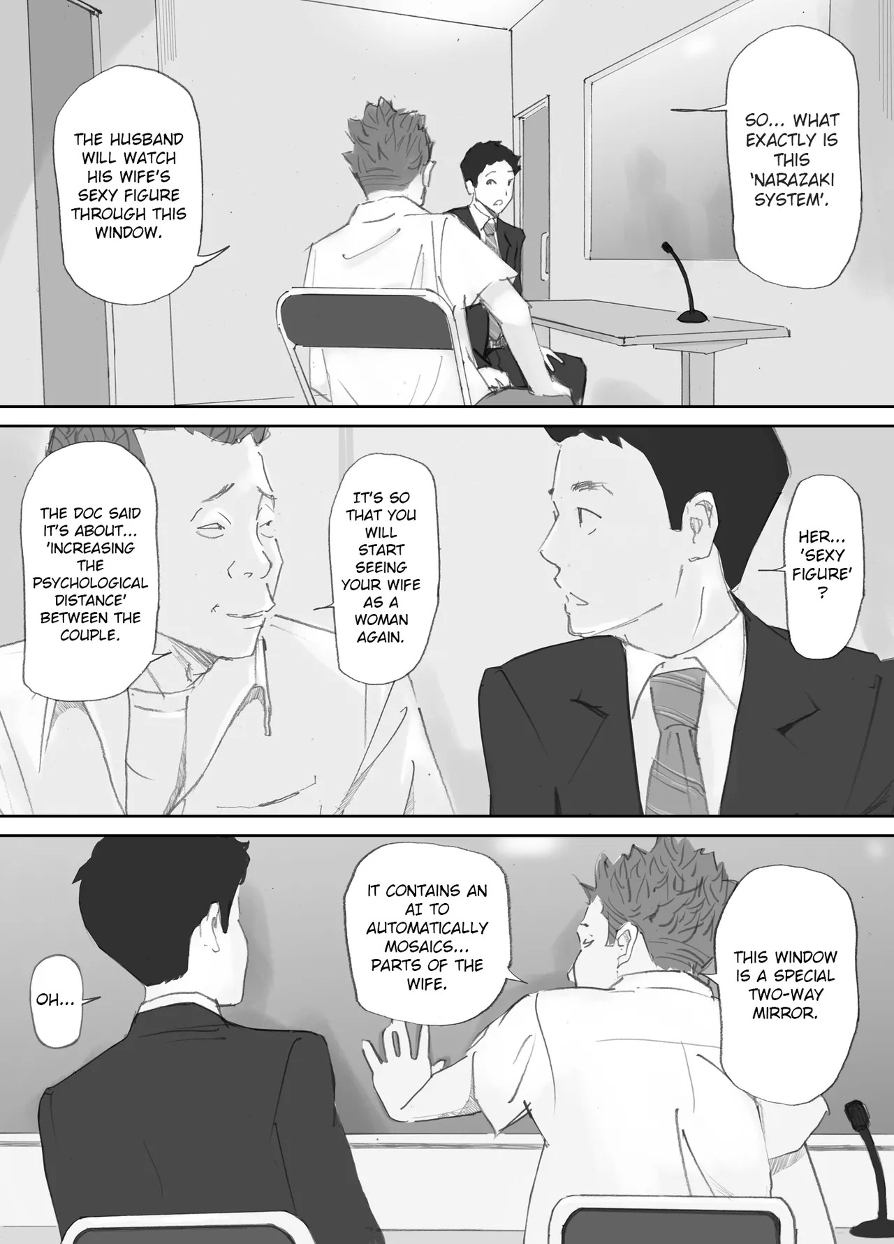 [Nekome Koi] My Wife, On the Other Side of The Peep Room… [English] [LateStateRetardation] - Page 9