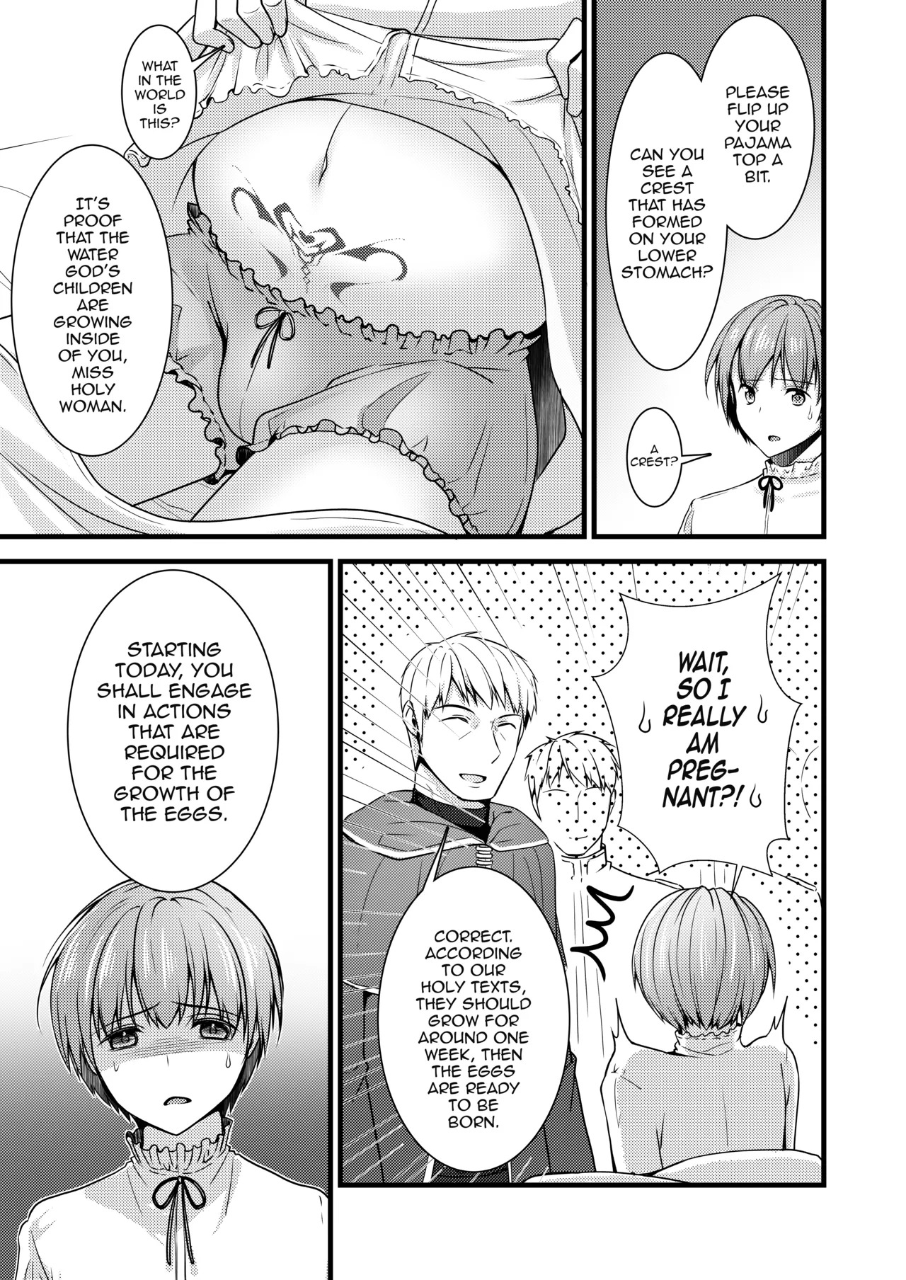 [Yukan High Zakura (Chieko)] Isekai Teni Shitara Otoko nanoni Seijo ni Sarete Shokushu to Koubi Suru Koto ni! 2 [English] [mysterymeat3] [Digital] - Page 10