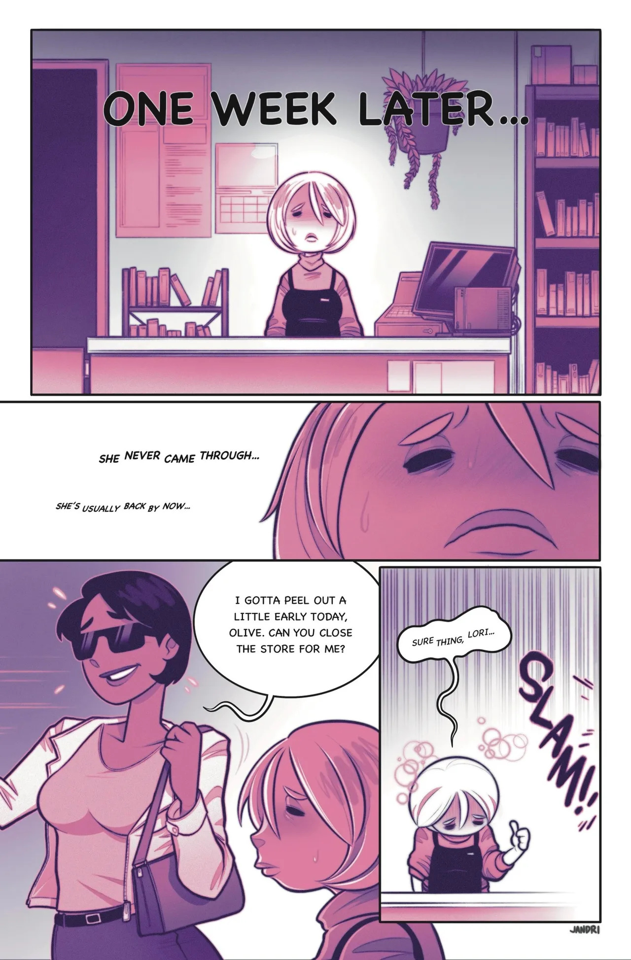 [Jandri] Bookworm - Chapter One: Suggestion - Page 12