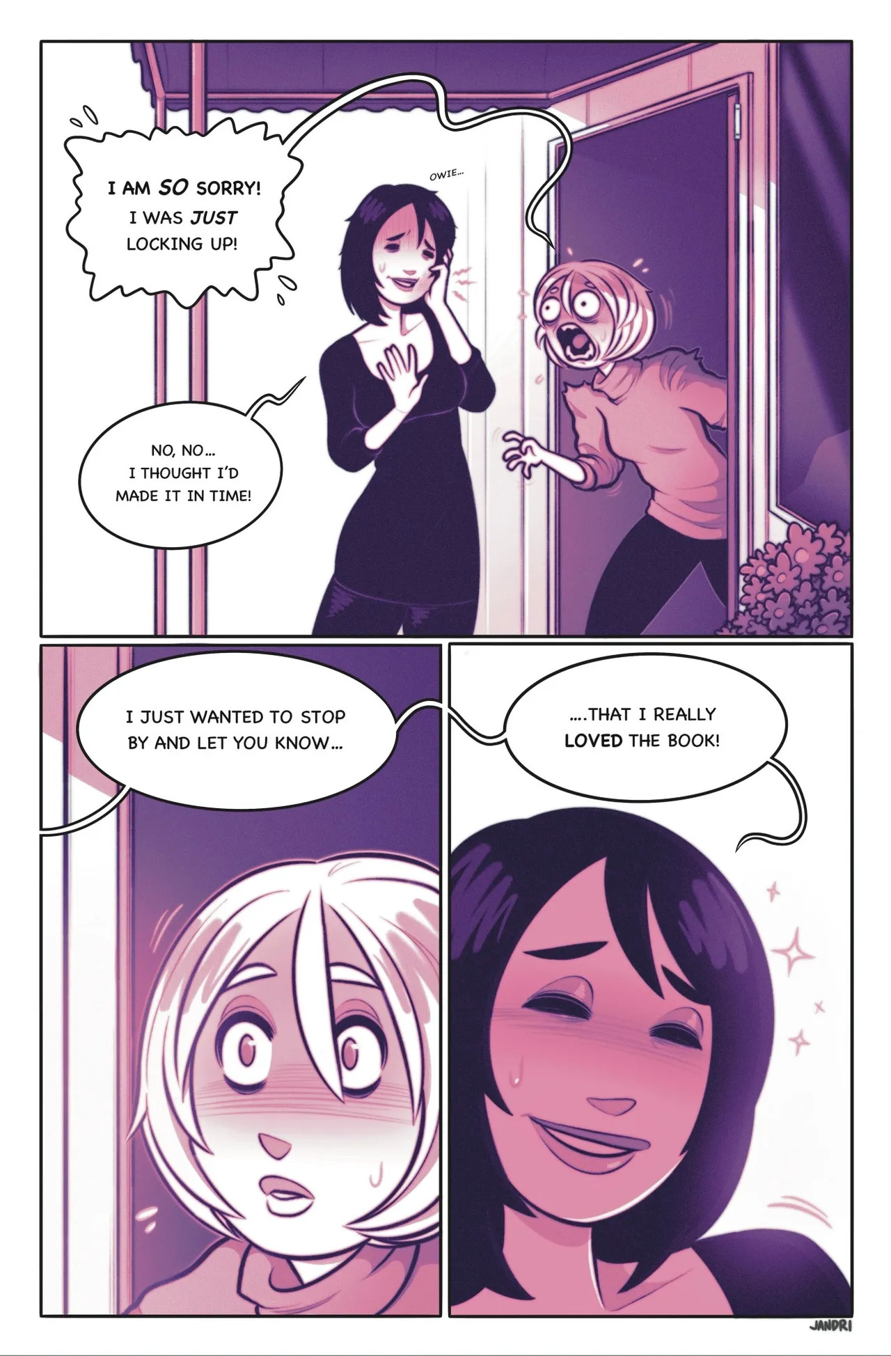 [Jandri] Bookworm - Chapter One: Suggestion - Page 14