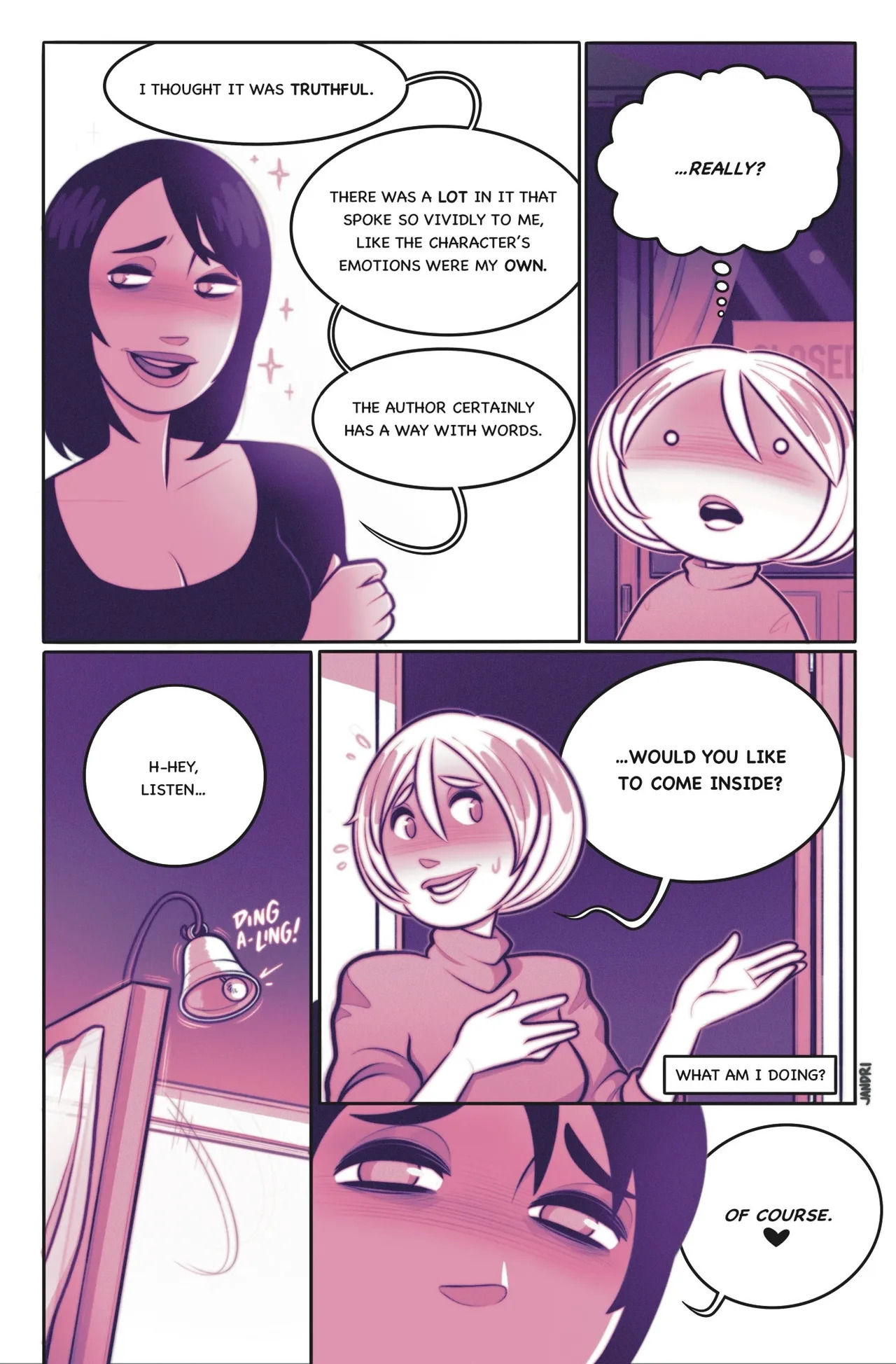 [Jandri] Bookworm - Chapter One: Suggestion - Page 15