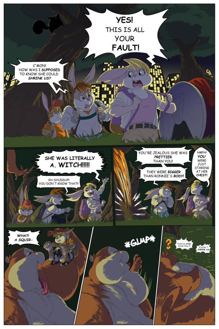 The "big" squirrel - Vore by Shyland