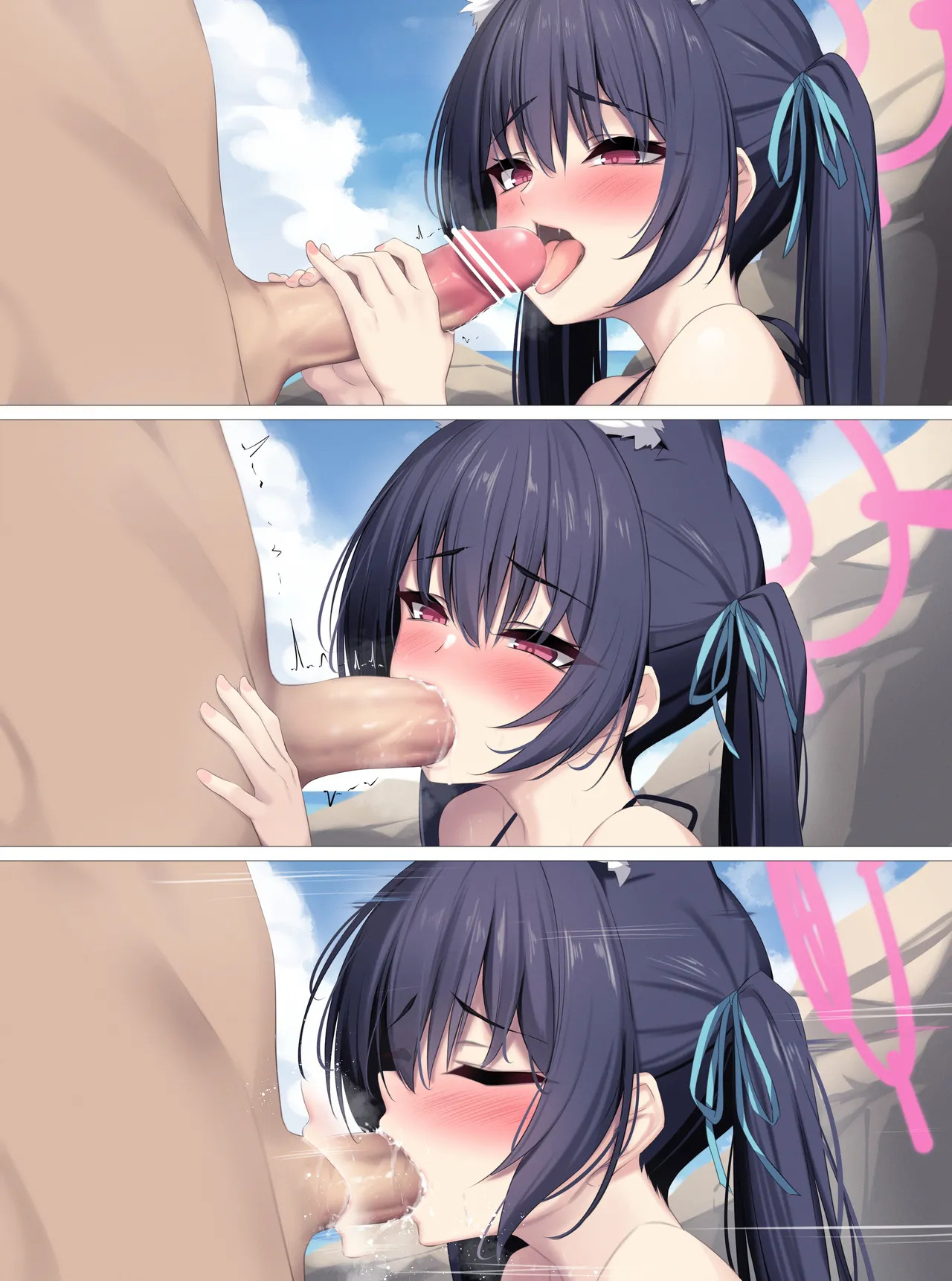 [Hanpen] Kuromi Serika no Ecchi na Manga P.2 (Blue Archive) - Page 14