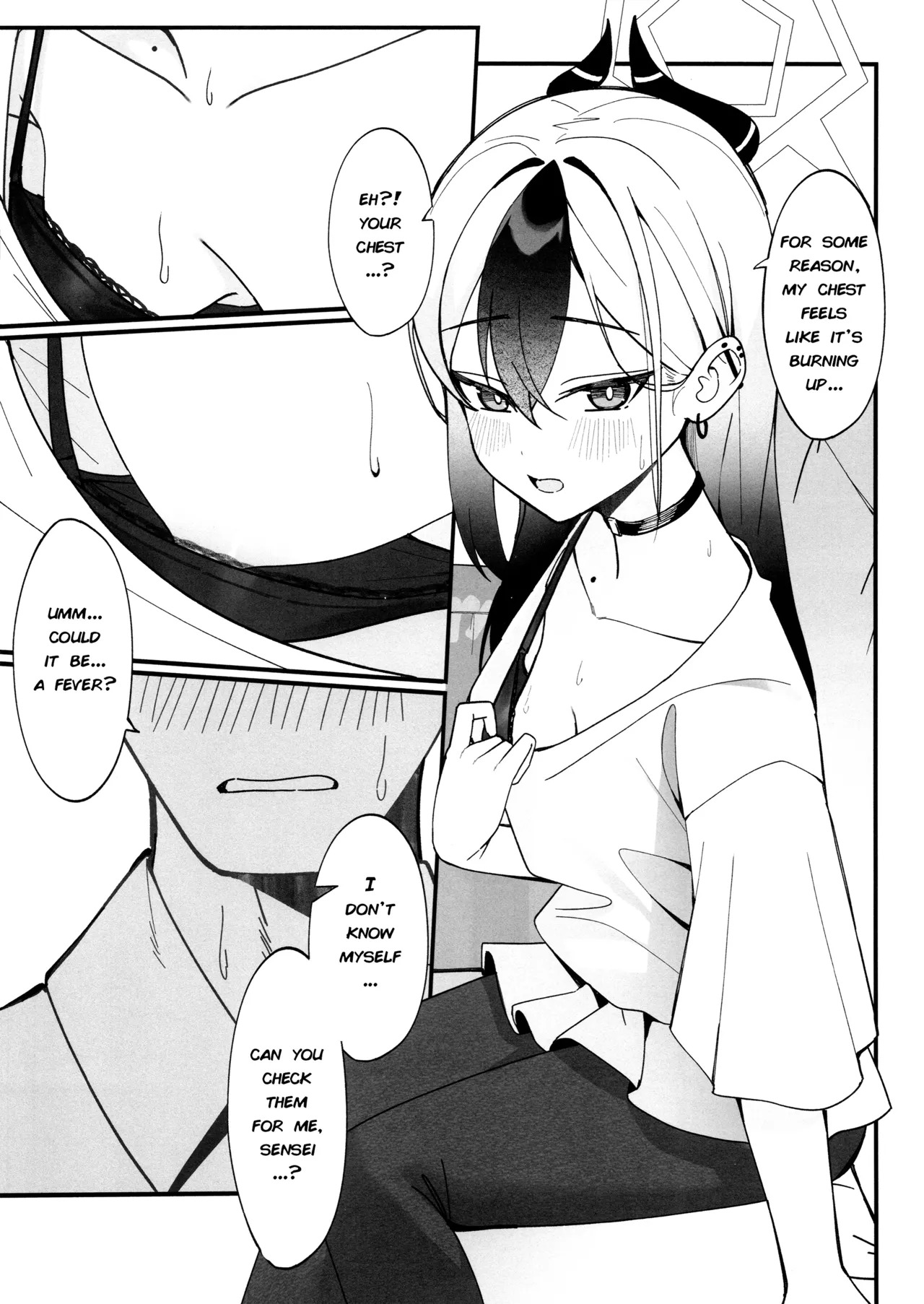 (C106) [JMao (Jmao Matsuge)] Yubisaki Hitotsu-bun Kyori | A Fingertip Away (Blue Archive) [DeppoTL] - Page 10