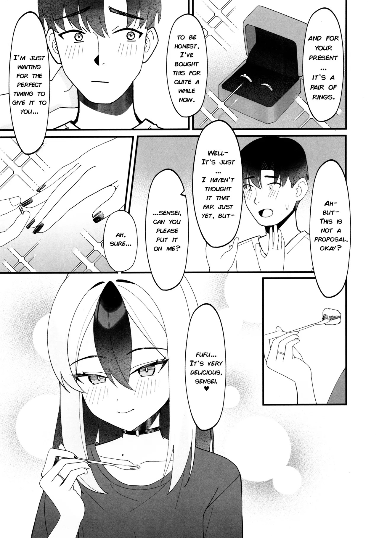 (C106) [JMao (Jmao Matsuge)] Yubisaki Hitotsu-bun Kyori | A Fingertip Away (Blue Archive) [DeppoTL] - Page 26