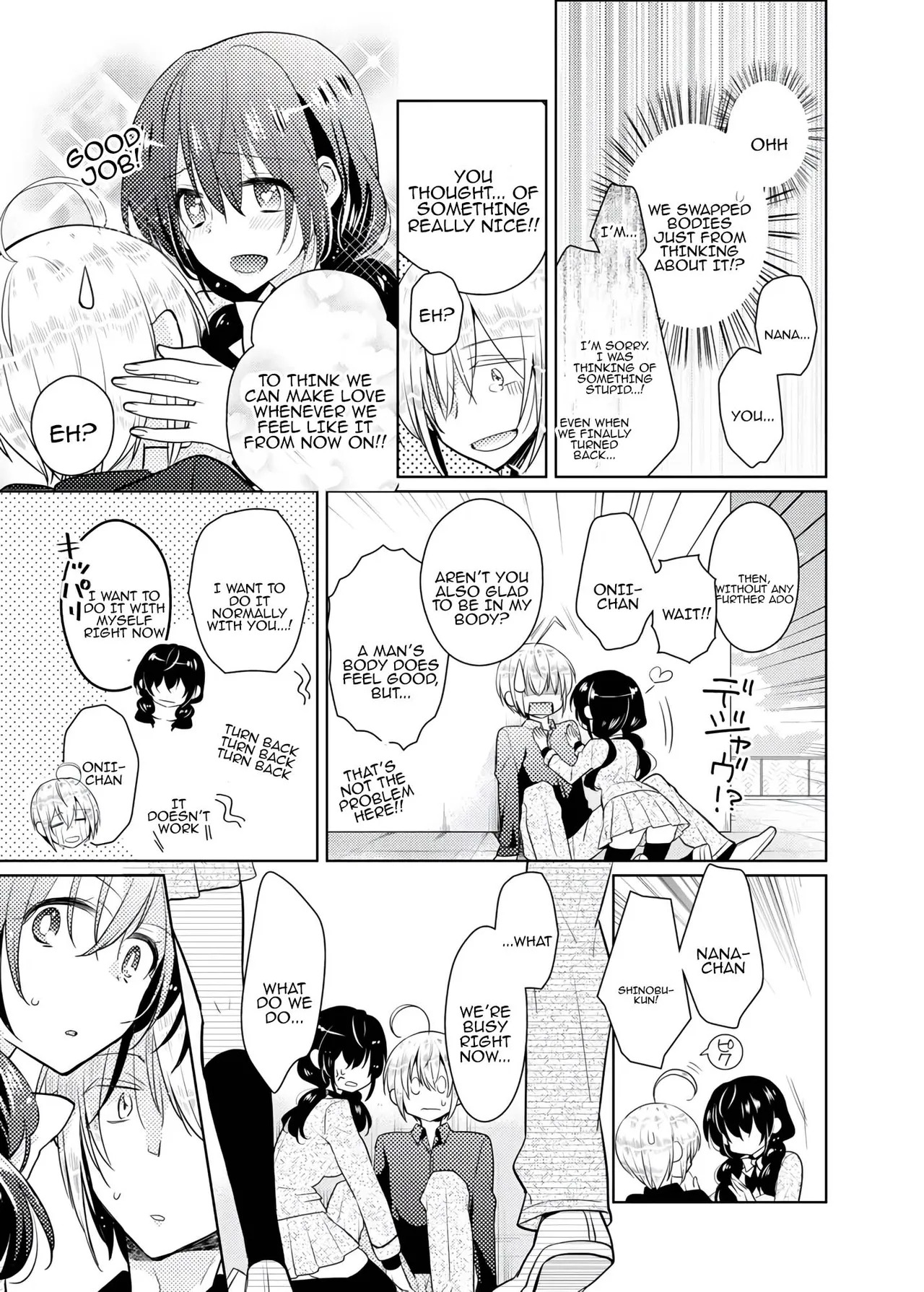 [Satoru] nikutai change. ～Oni-chan no karada de iku nante!! ~ | Body change. ~ Cumming with Onii-chan's body!!～4 [Tenuous Scans] - Page 46