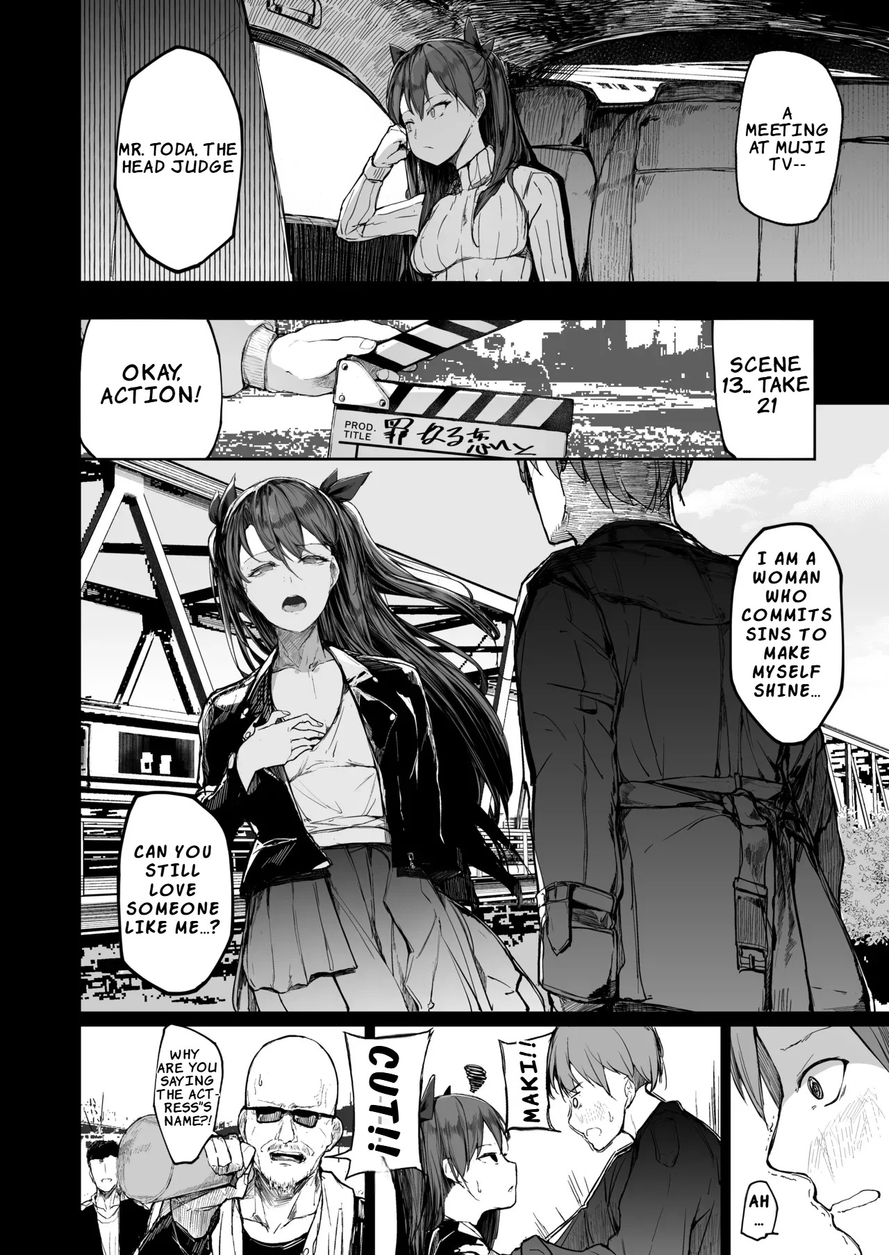 [Atugi de 5 (Murlachrot)] Kairaku Ochi shita Joyuu no Matsuro Kouhen | The Downfall of an Actress Corrupted by Pleasure – Part 2 [English] [LKK•Scans] [Digital] - Page 14
