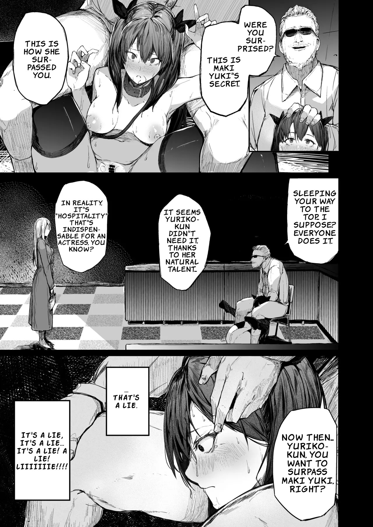 [Atugi de 5 (Murlachrot)] Kairaku Ochi shita Joyuu no Matsuro Kouhen | The Downfall of an Actress Corrupted by Pleasure – Part 2 [English] [LKK•Scans] [Digital] - Page 37