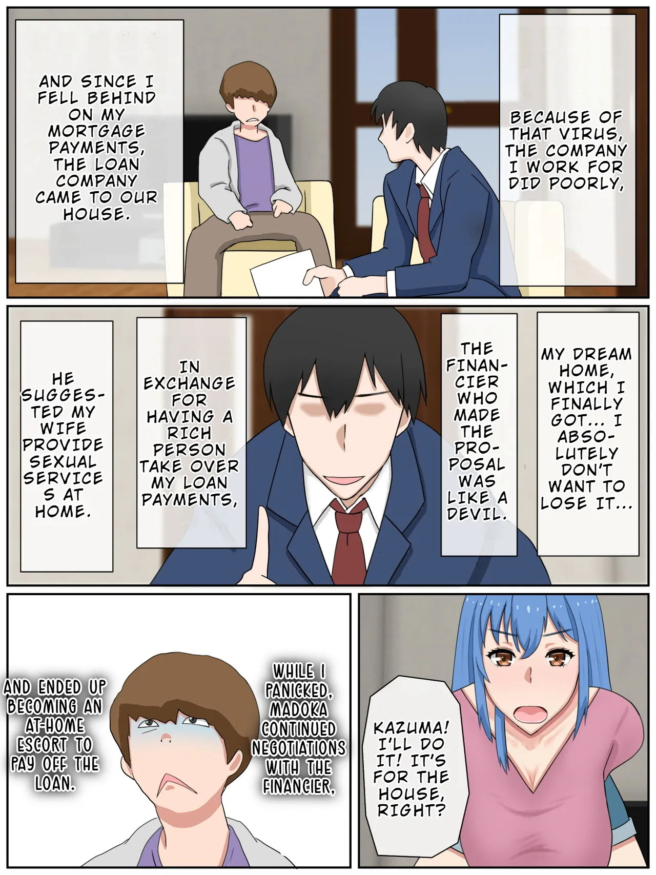 [Saimonke] Uchi no Tsuma wa Jitaku Fuuzokujou (Okuribito-sama Senyou) o Shiteimasu | My Wife Works as a High-end Escort for the Ultra-rich [English] [LKK•Scans] - Page 11