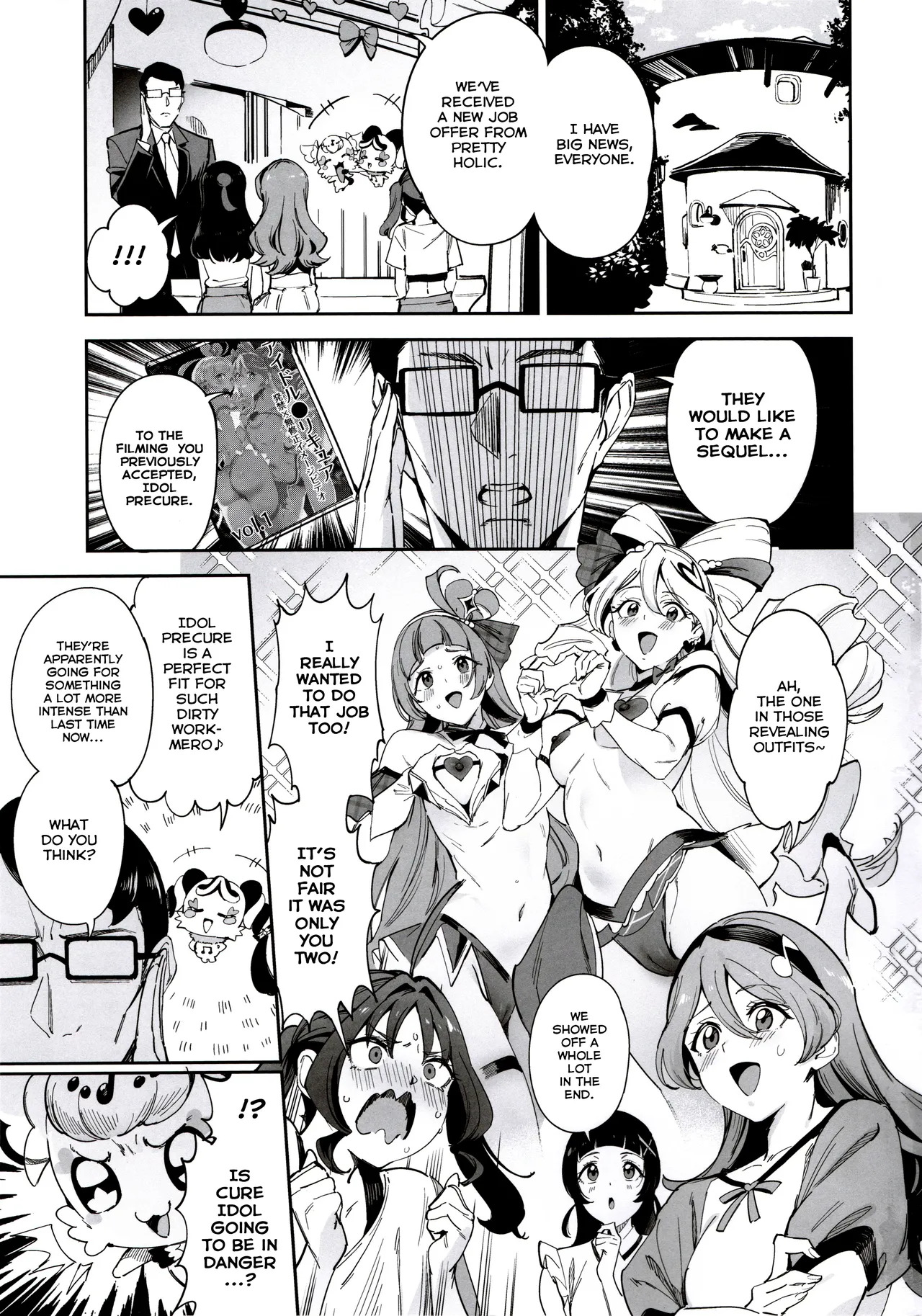 (C106) [Jukusei Kakuzatou (sugarBt)] Zukyoon Kiss nante Nakatta | There's No Zukyoon-Kiss (Kimi to Idol PreCure) [English] - Page 2