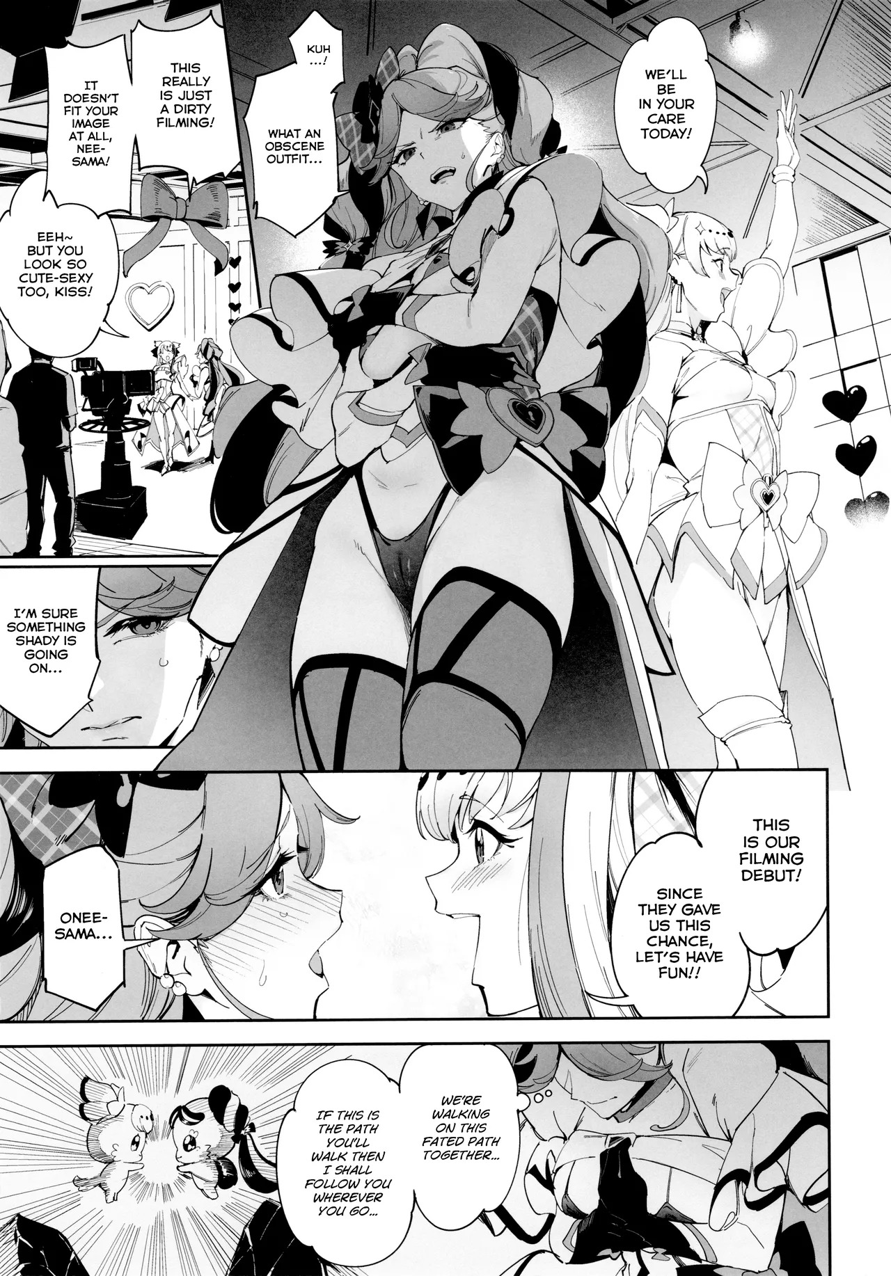 (C106) [Jukusei Kakuzatou (sugarBt)] Zukyoon Kiss nante Nakatta | There's No Zukyoon-Kiss (Kimi to Idol PreCure) [English] - Page 4