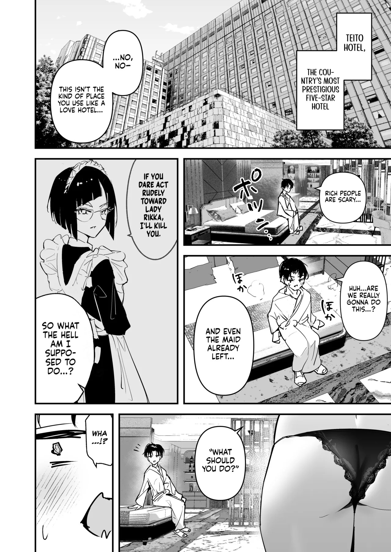 [Unitoshiki] Mattaku Icha Love suru Ki no Nai Kyonyuu Reijou Gal ni Niku Dildo Atsukai Sareteiru Ore no Hanashi | The Story of How I’m Treated Like a Living Dildo by a Big-Titted Rich Gyaru Who Has No Interest in Being Lovey-Dovey [English] [gotbored] [Digital] - Page 10