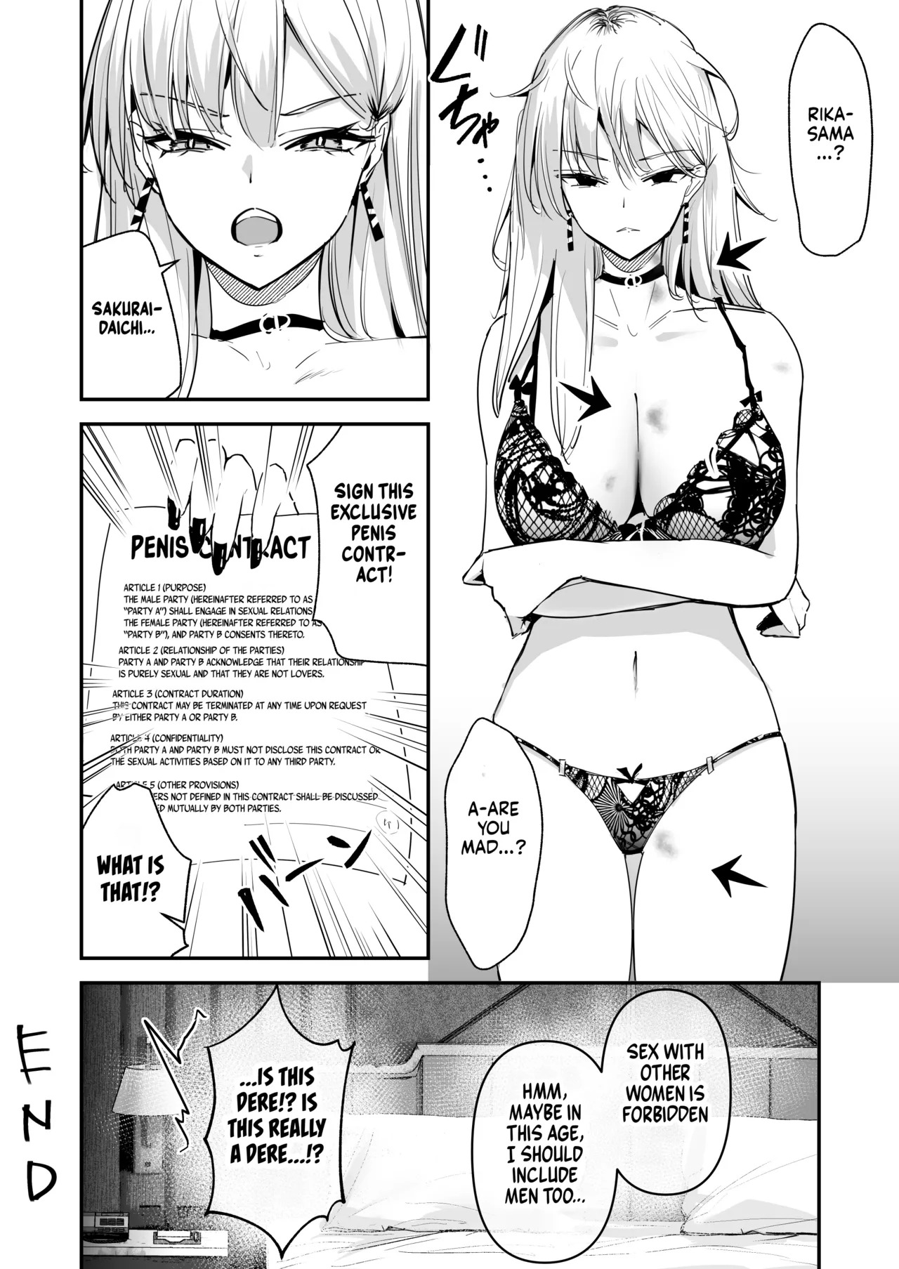 [Unitoshiki] Mattaku Icha Love suru Ki no Nai Kyonyuu Reijou Gal ni Niku Dildo Atsukai Sareteiru Ore no Hanashi | The Story of How I’m Treated Like a Living Dildo by a Big-Titted Rich Gyaru Who Has No Interest in Being Lovey-Dovey [English] [gotbored] [Digital] - Page 36