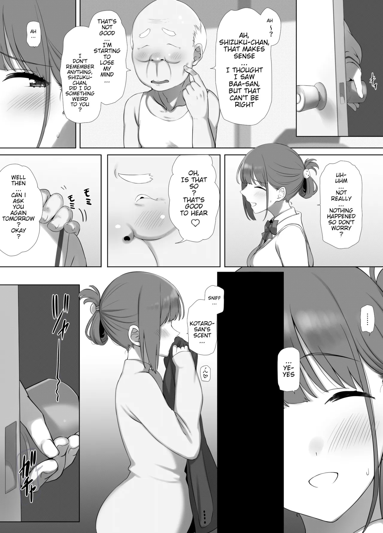 [k-Ten] Osanazuma Shizuku-chan no Netorare Shinkon Seikatsu -Sono Pichipichi no Karada o Tonari no Saitei Ero Jijii no Dekachin de Musaborareru JK Osanazuma- [English] - Page 24