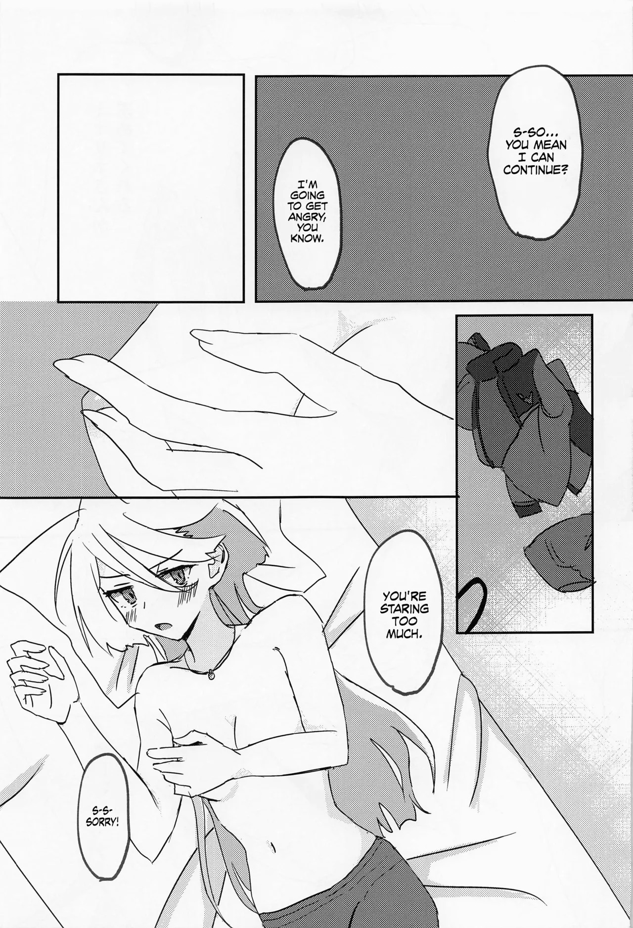 (C101) [tigeregit (Tora)] Hen na Koto Kinshi (Mobile Suit Gundam the Witch from Mercury) | No Intimacy Allowed [English] [Castle TL] - Page 12
