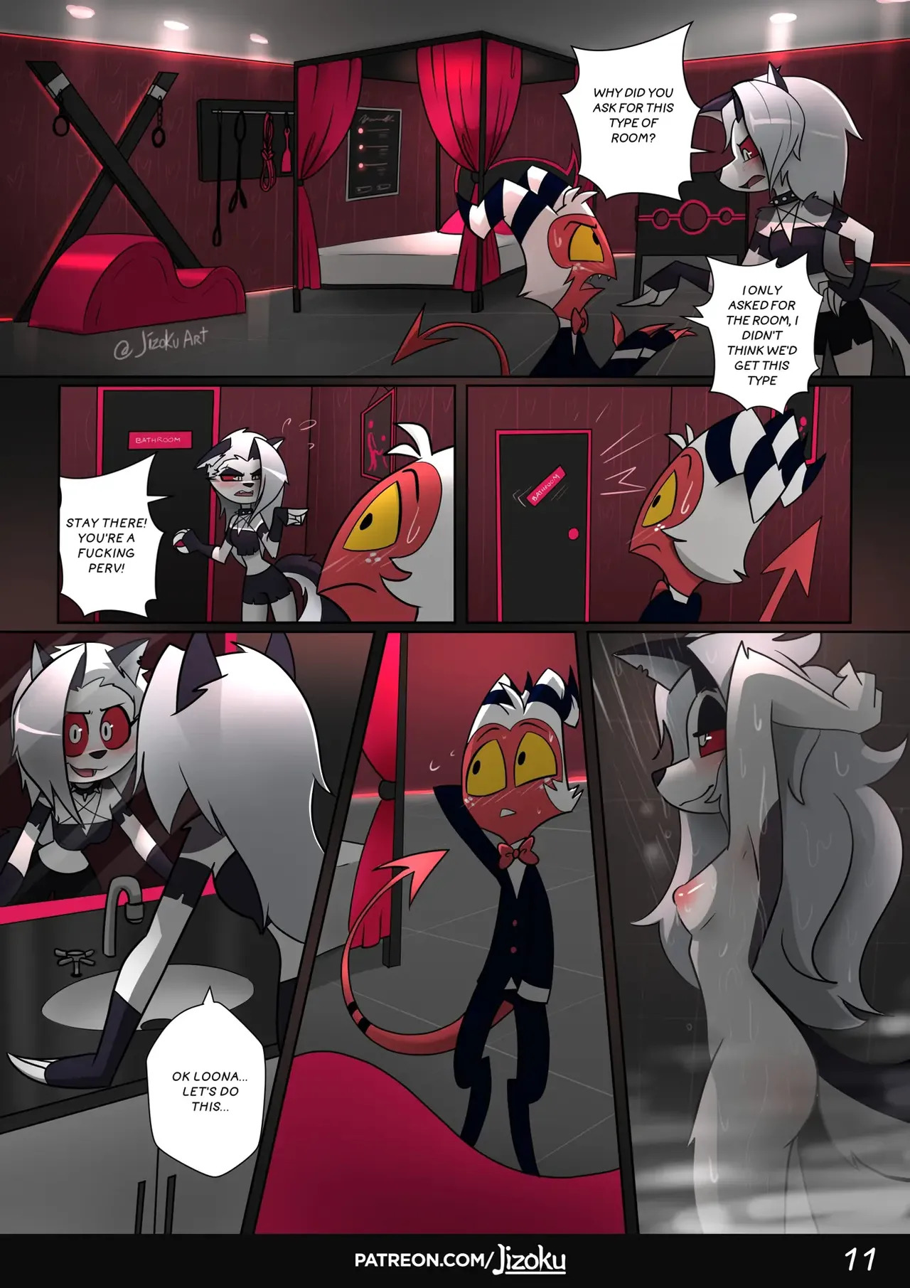 [Jizoku] A Night With Loona (Completed) - Page 12