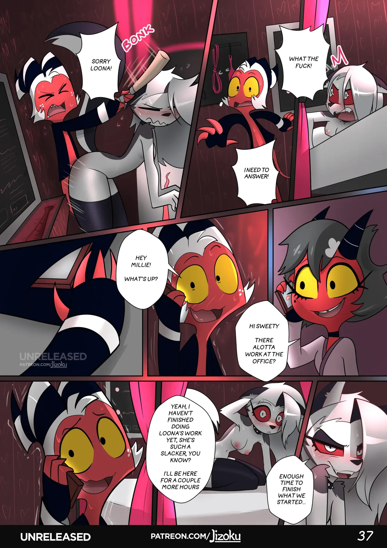 [Jizoku] A Night With Loona (Completed) - Page 38