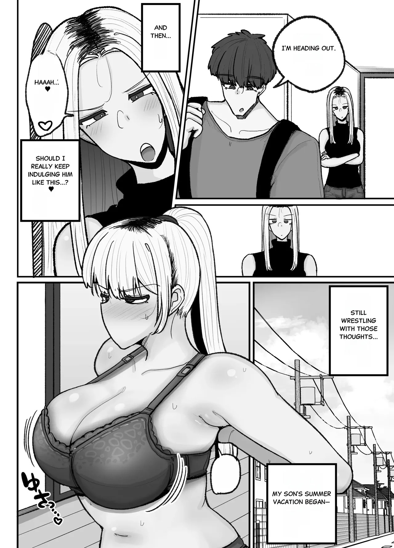 Hitori Musuko to Kindan no Kisu Hame Nakadashi Shite Shimau Moto Yanmama Ōto Miyako - Page 21