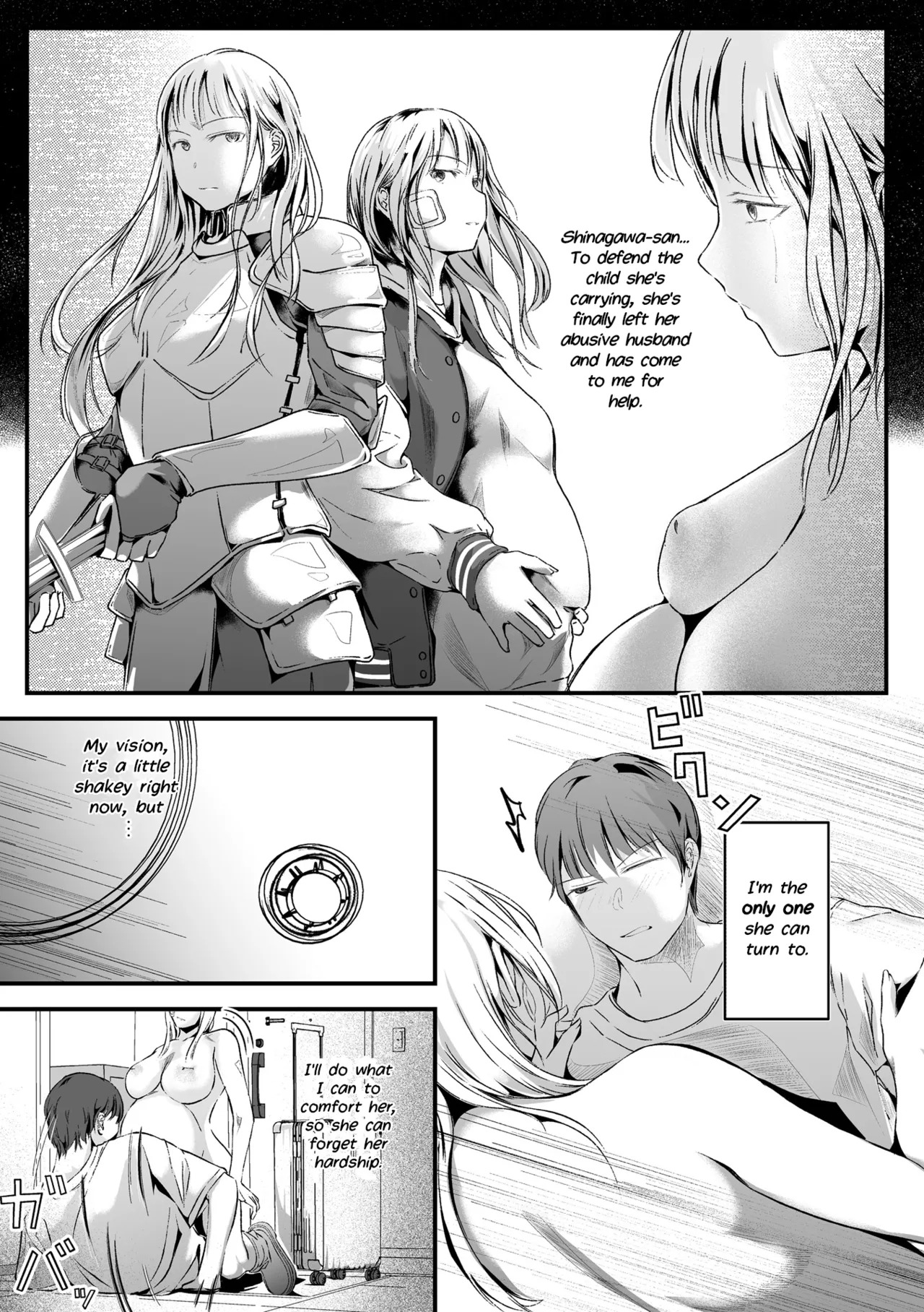 [Touka Genteki] Ringetsu Hitozuma to Ichiya -Gokai to Koukai- | One Night with a Full Term Pregnant Wife -Misunderstanding and Regret- (COMIC 2025-12) [English] [Digital] [LoeQualityTranslations] - Page 17