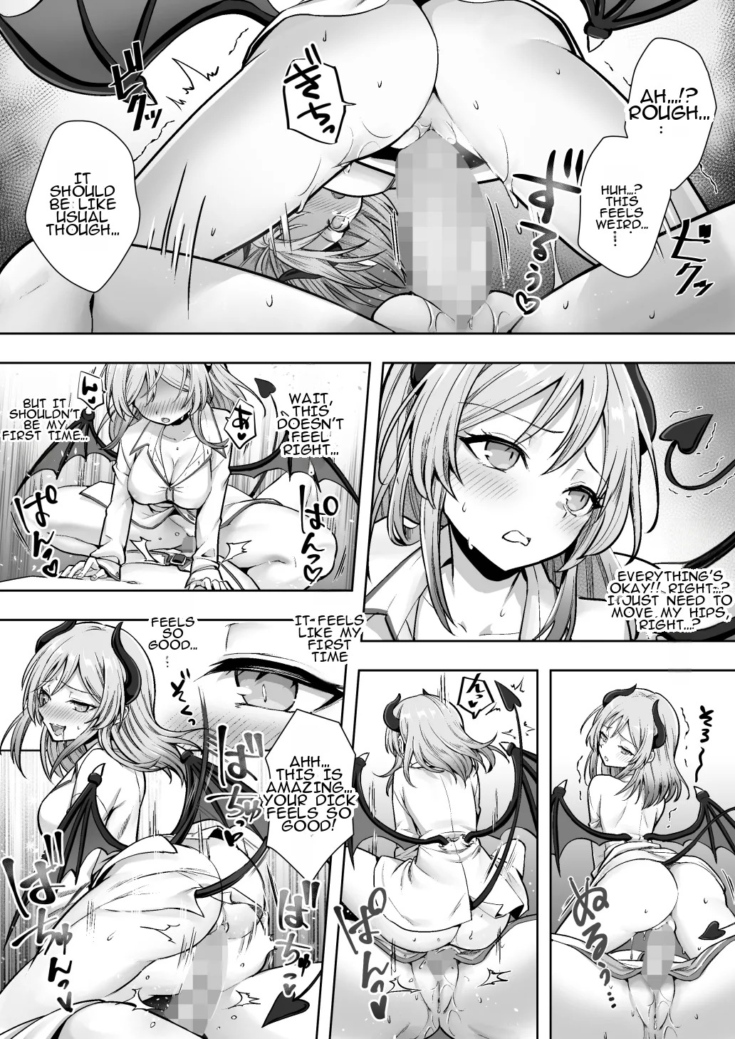 [Amulai Okashi Seisakusho (Sasanomanibi)] Shuzoku Henkou no Trap de Ningen Kenshi Osu ga Mesu Succubus ni! | A Male Human Swordsman Turns Into a Female Succubus Due to a Species-changing Trap! [English] - Page 17