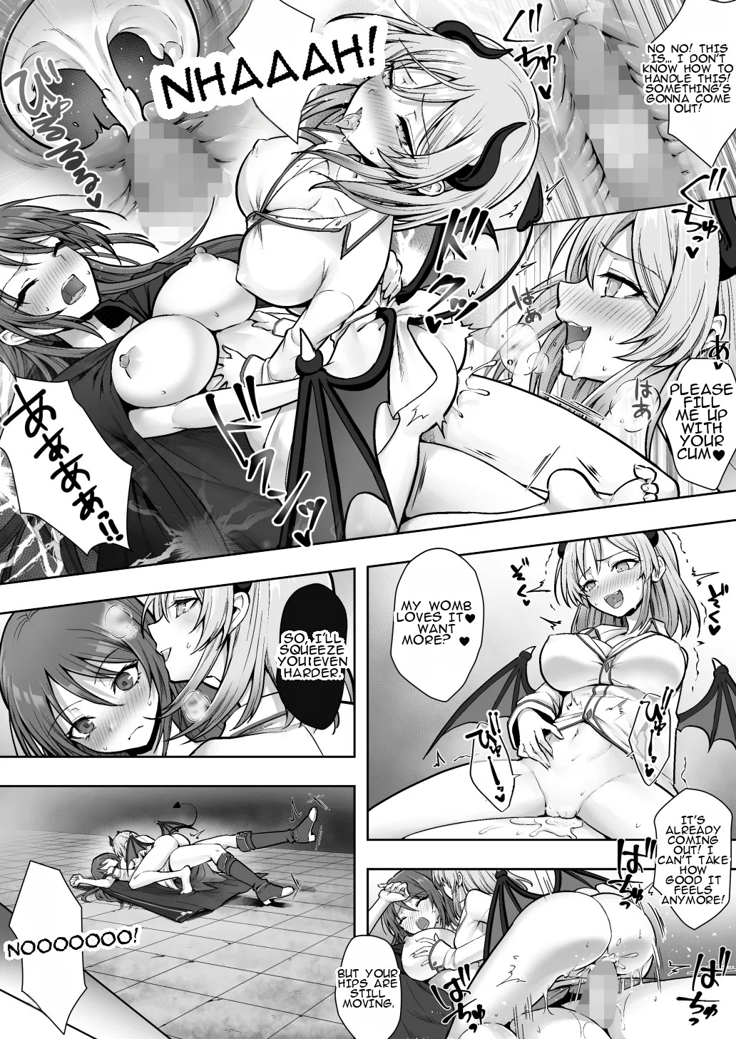 [Amulai Okashi Seisakusho (Sasanomanibi)] Shuzoku Henkou no Trap de Ningen Kenshi Osu ga Mesu Succubus ni! | A Male Human Swordsman Turns Into a Female Succubus Due to a Species-changing Trap! [English] - Page 18