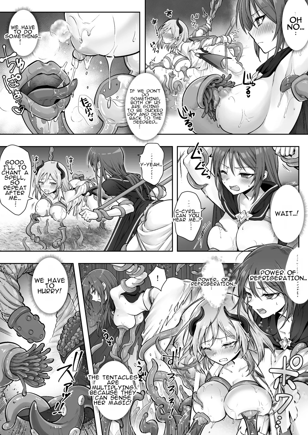 [Amulai Okashi Seisakusho (Sasanomanibi)] Shuzoku Henkou no Trap de Ningen Kenshi Osu ga Mesu Succubus ni! | A Male Human Swordsman Turns Into a Female Succubus Due to a Species-changing Trap! [English] - Page 25