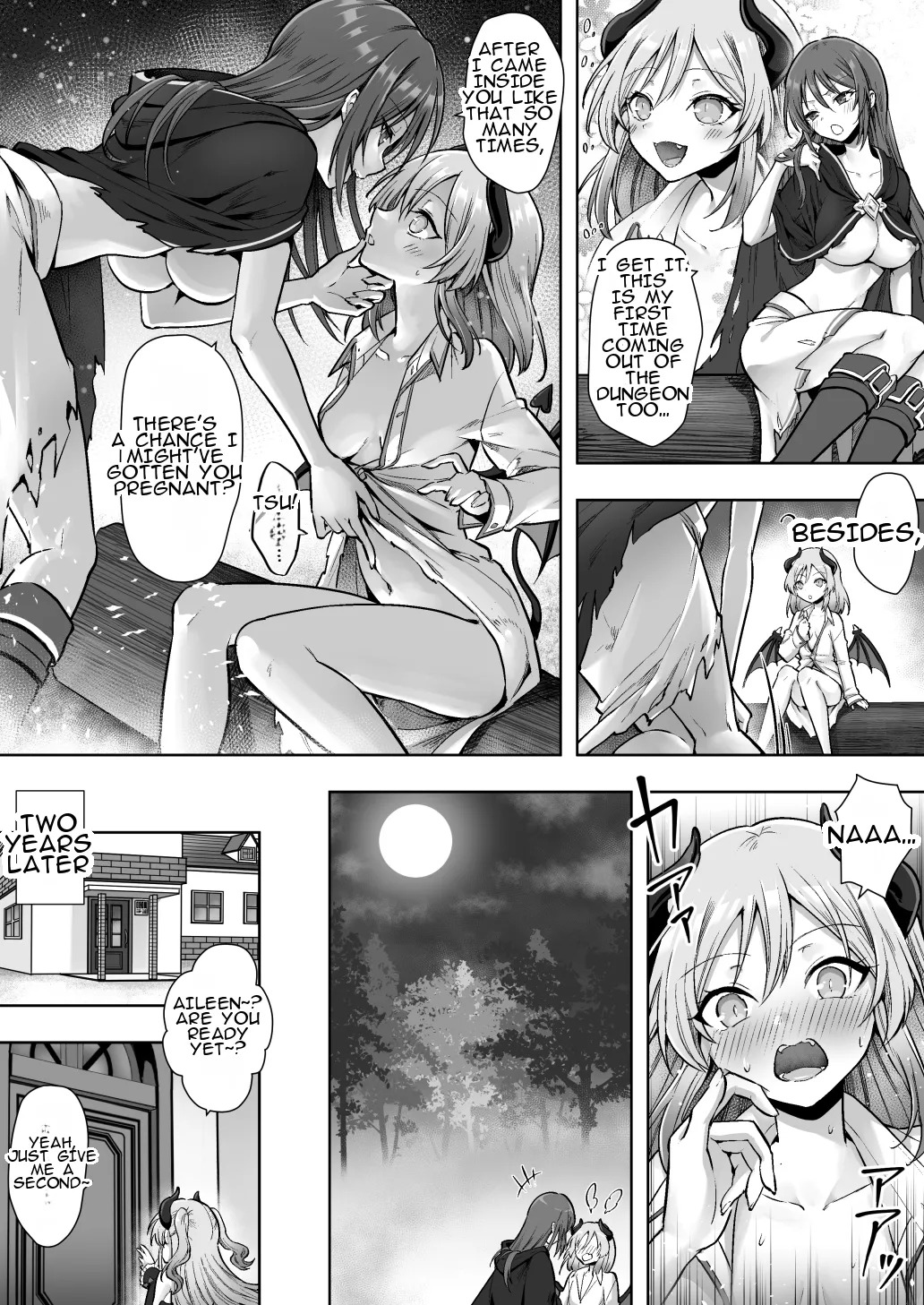 [Amulai Okashi Seisakusho (Sasanomanibi)] Shuzoku Henkou no Trap de Ningen Kenshi Osu ga Mesu Succubus ni! | A Male Human Swordsman Turns Into a Female Succubus Due to a Species-changing Trap! [English] - Page 29