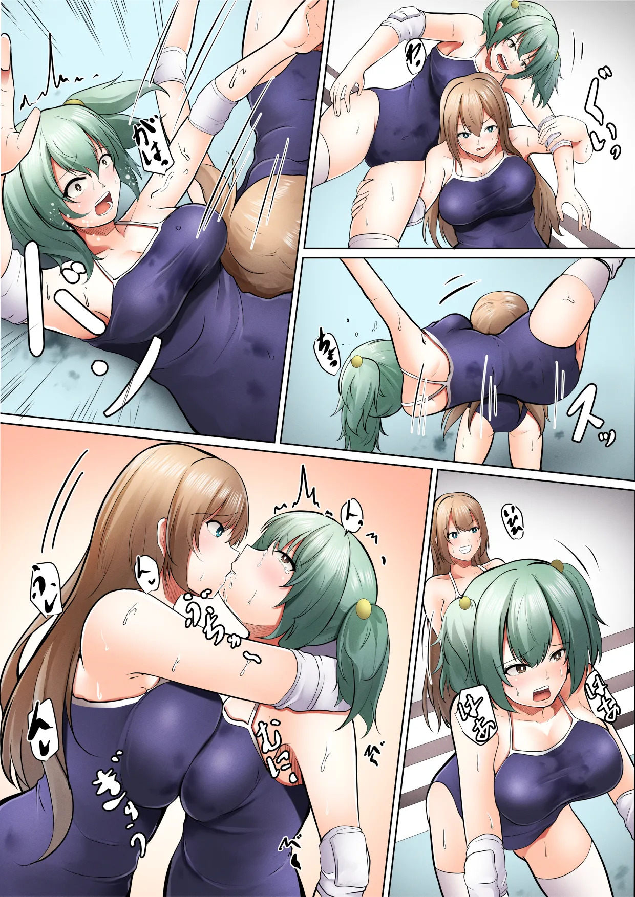 学校で女子プロレス! 全員失神失禁 むちむちJKマッチ編 - Page 11
