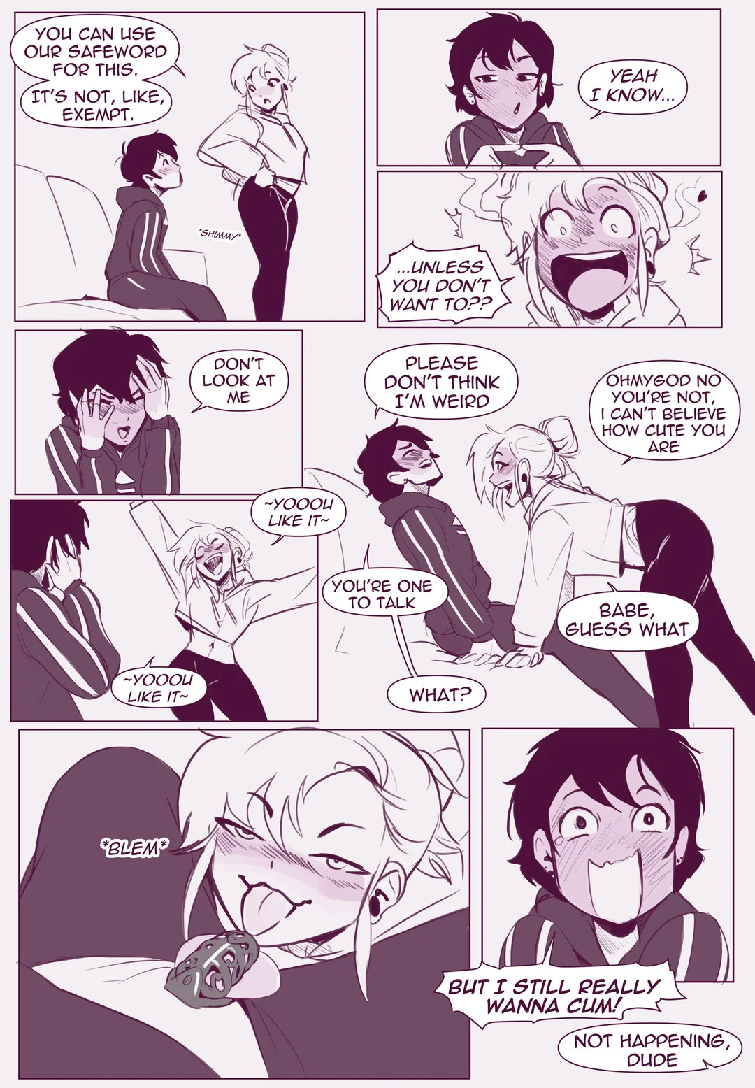 Em & Ike's Locktober (Theo Draws/Strange_Peculiar24) - Page 11