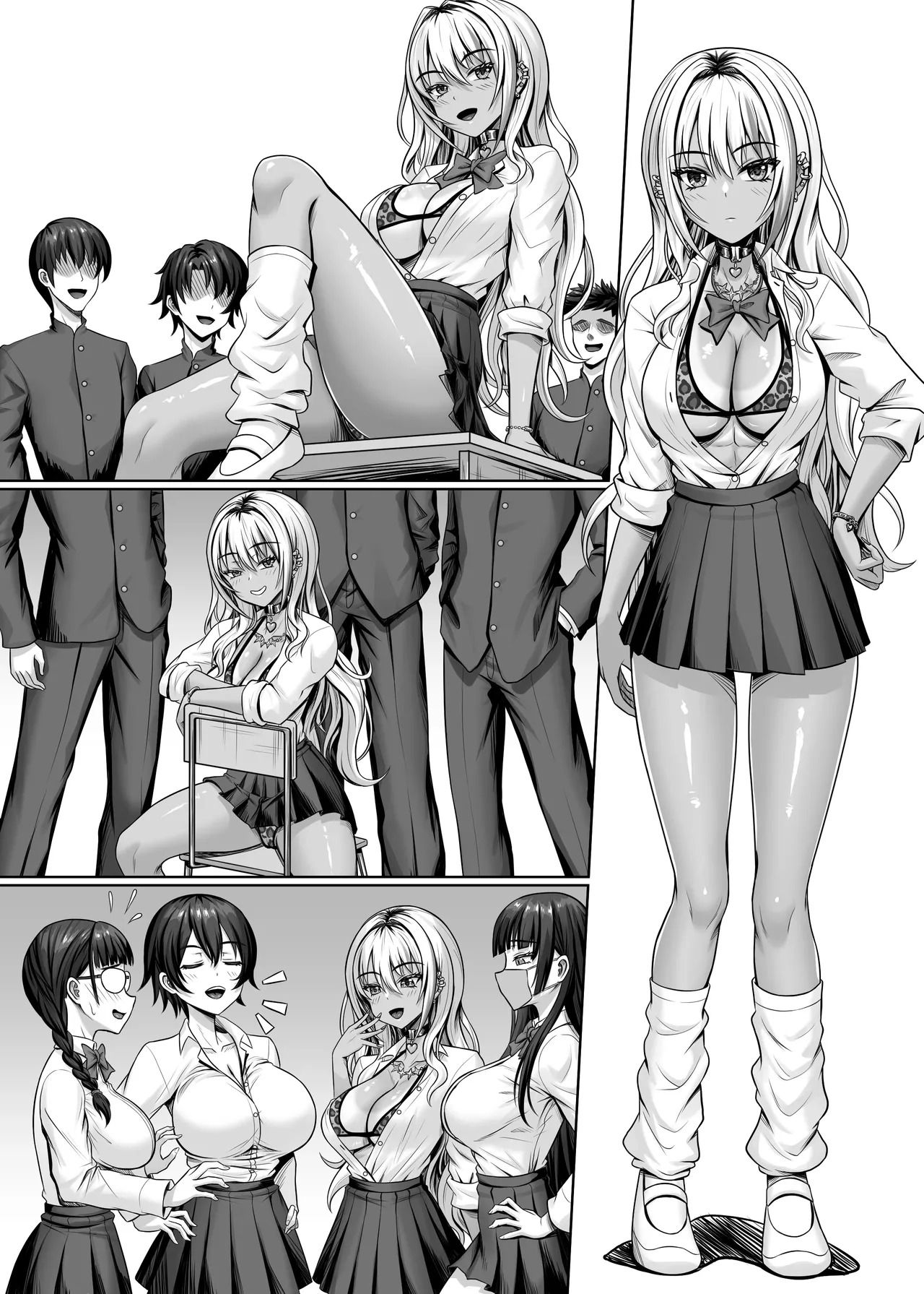 [Shokushu in the deep sea (Tako Seijin)] Class no Kuro Gal to Pakopako | Fucking With the Class’s Dark-Skinned Gyaru [English] - Page 47
