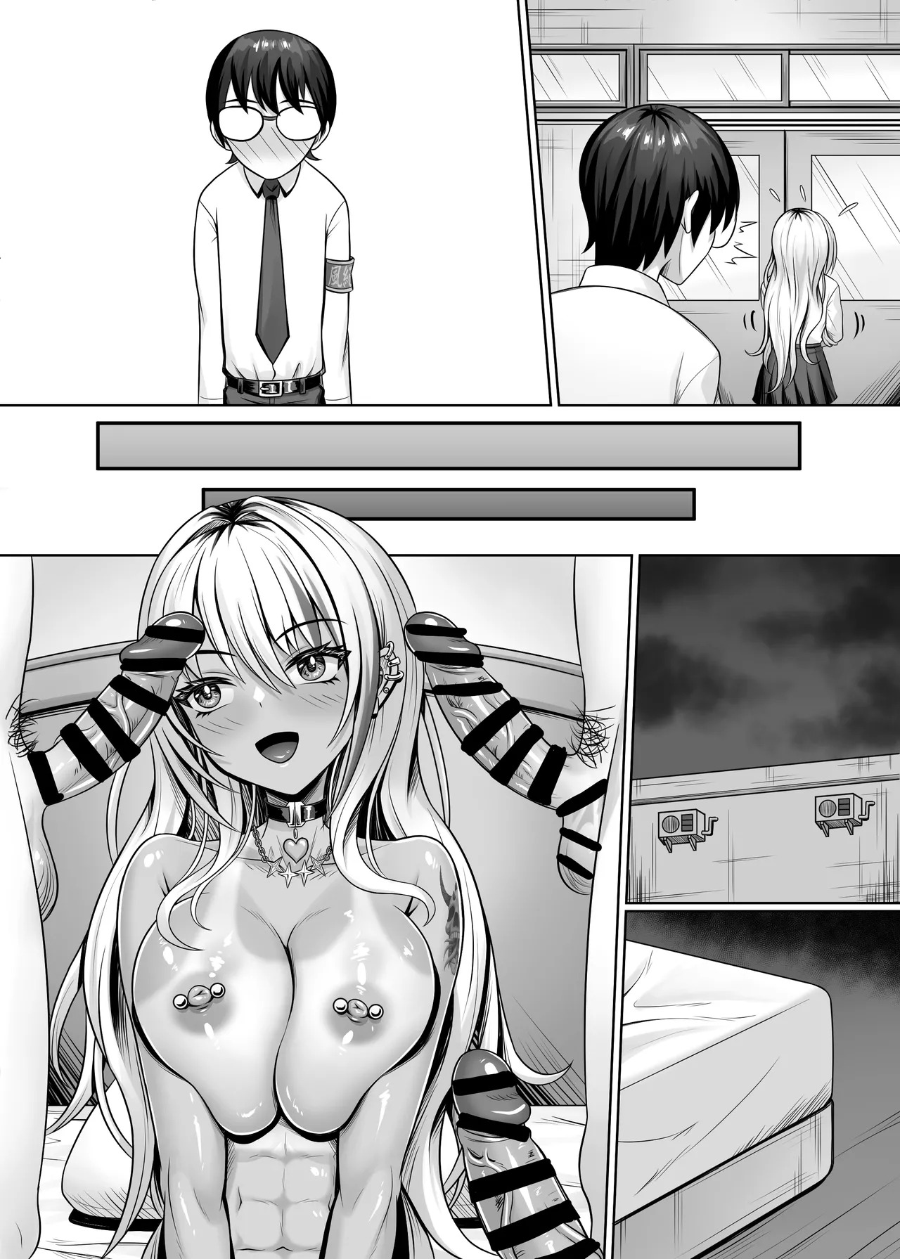 [Shokushu in the deep sea (Tako Seijin)] Class no Kuro Gal to Pakopako | Fucking With the Class’s Dark-Skinned Gyaru [English] - Page 52