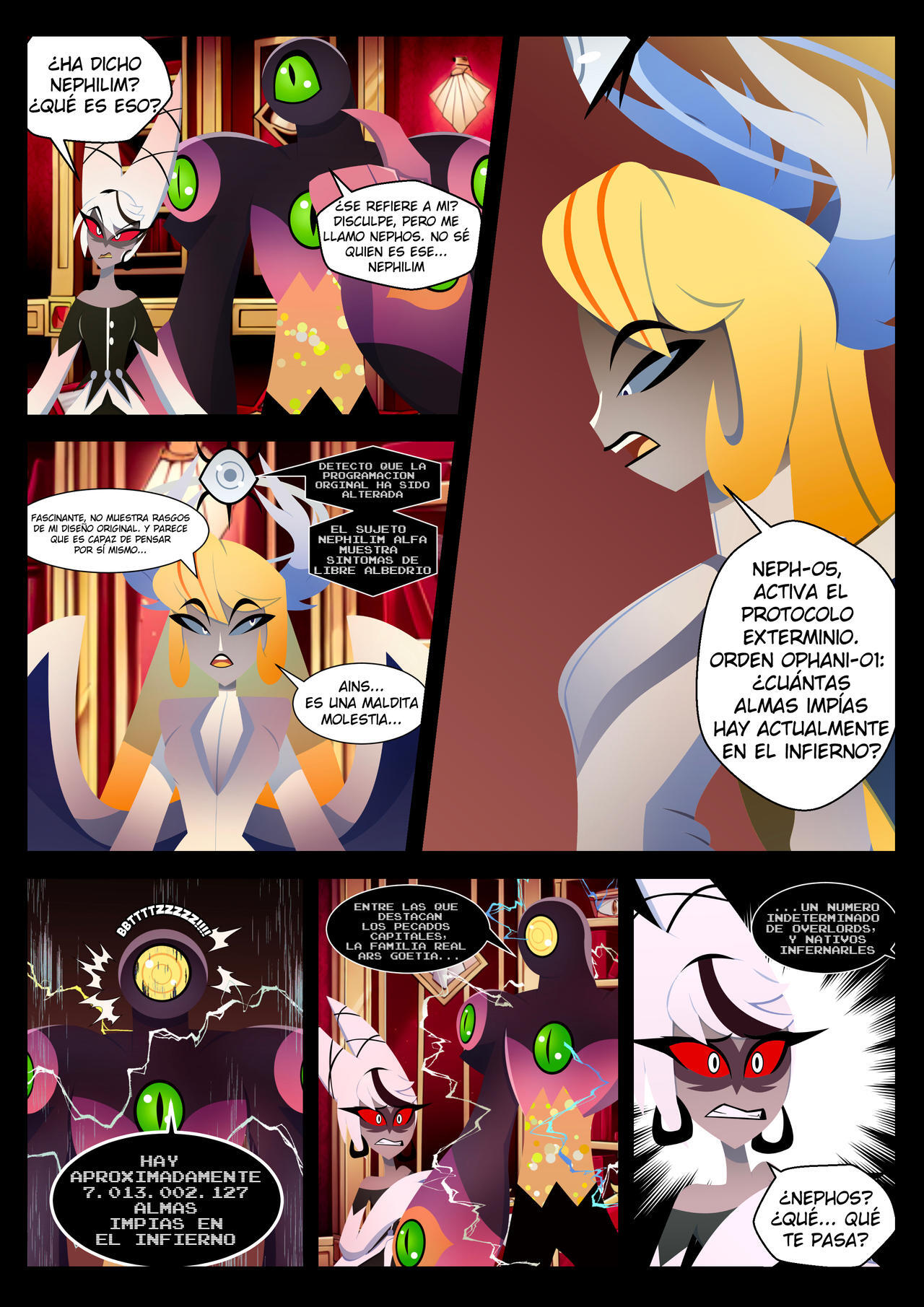 Hazbin Hotel: Proyecto Nephilim Capitulo 1 - 4 - Page 54