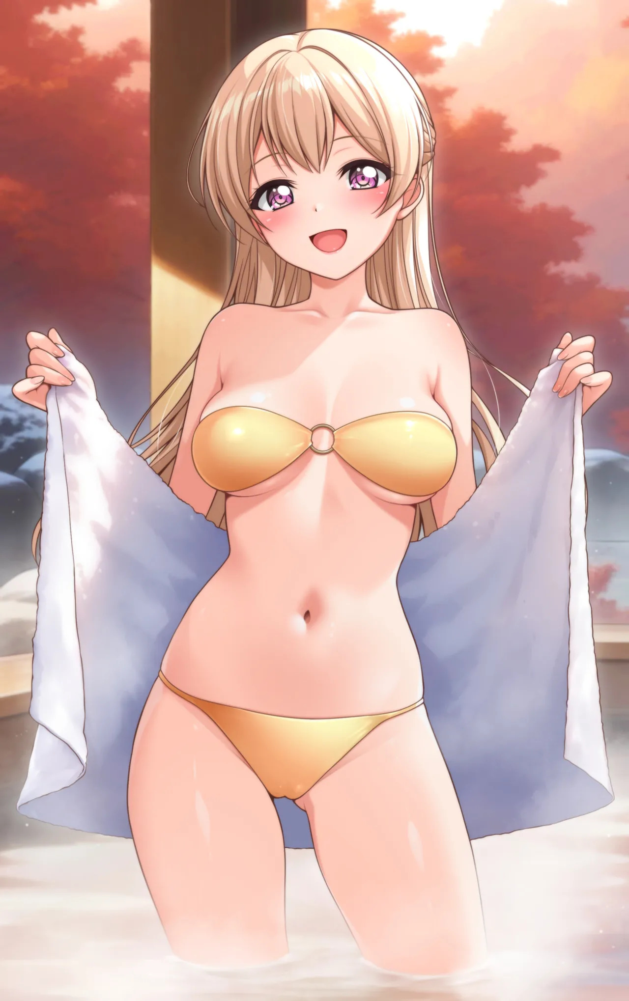 [Tina] 露天風呂立ち絵CG集 (BanG Dream!) - Page 9