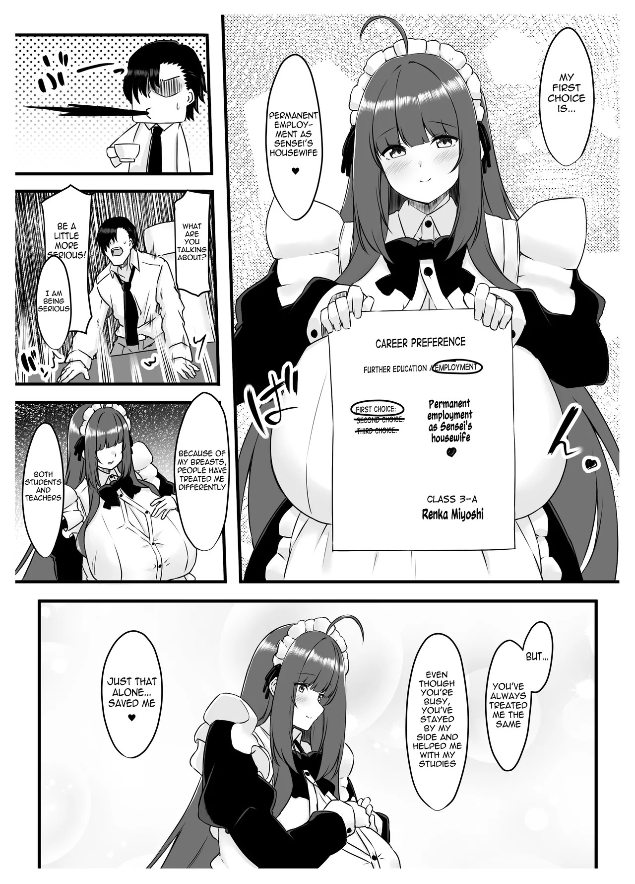 [Script Garden (Arashiki Mamizu)] Oshiego Maid no Shuukatsu Jijou - JOB HUNTING SITUATION OF STUDENT MAID [Digital] [English] [meganekun_tl] - Page 9