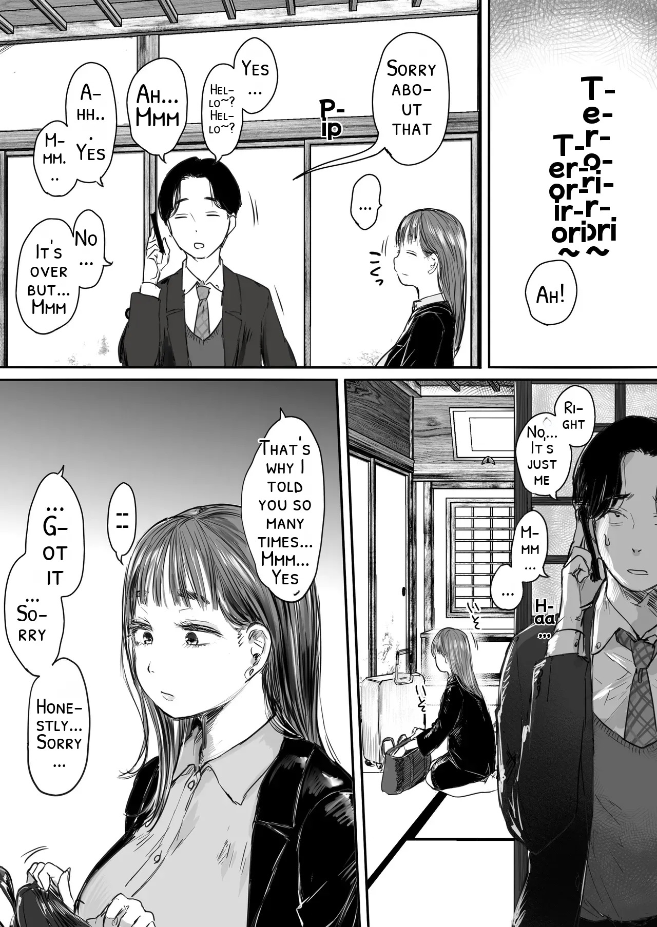 [Ookami Shoujo Dan (Mukoujima Tenro)] Shucchou, Kouhai to Aibeya. Yukishi Nure Hada ni Shiboritsukusareta Yoru [English] [DNTA] - Page 11