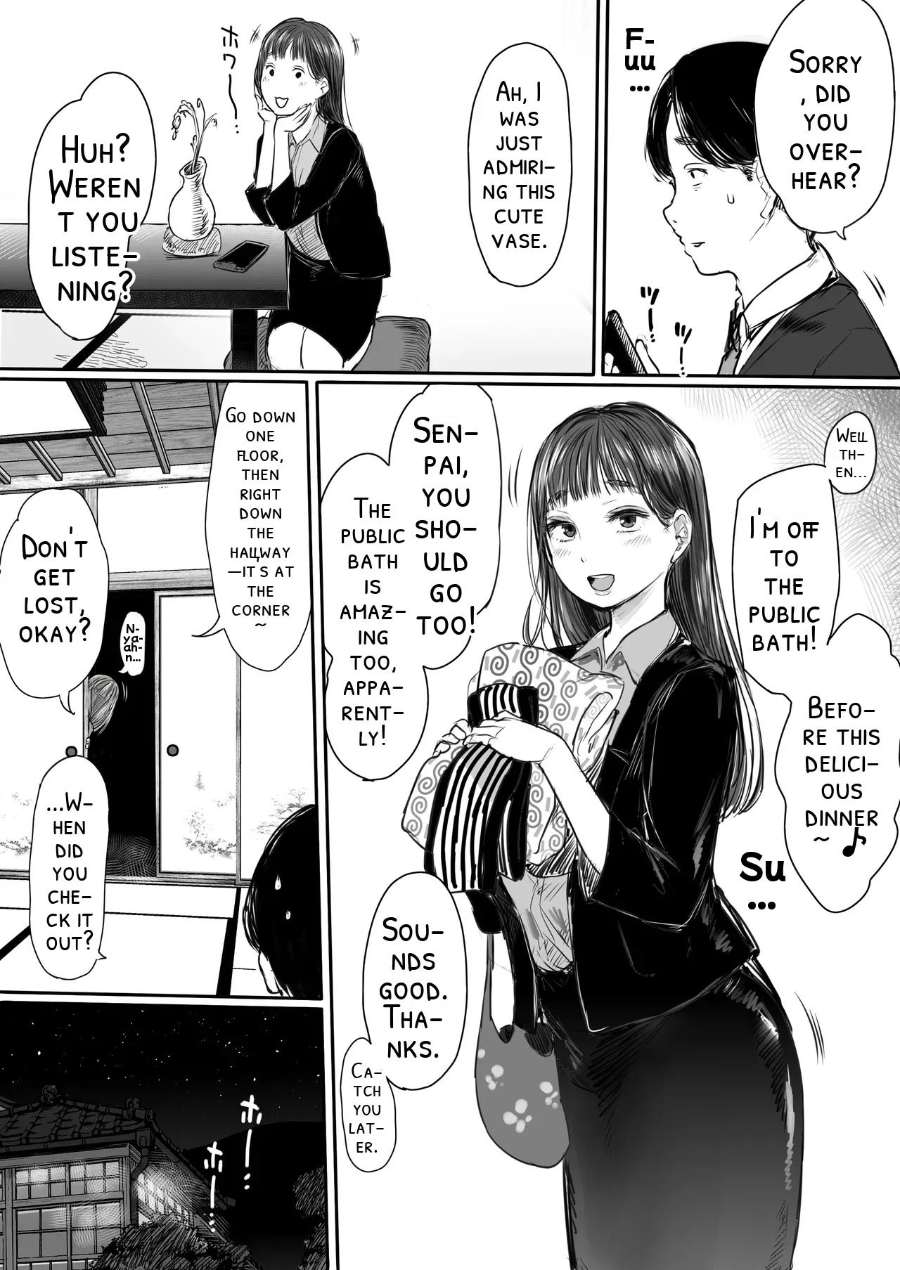 [Ookami Shoujo Dan (Mukoujima Tenro)] Shucchou, Kouhai to Aibeya. Yukishi Nure Hada ni Shiboritsukusareta Yoru [English] [DNTA] - Page 12