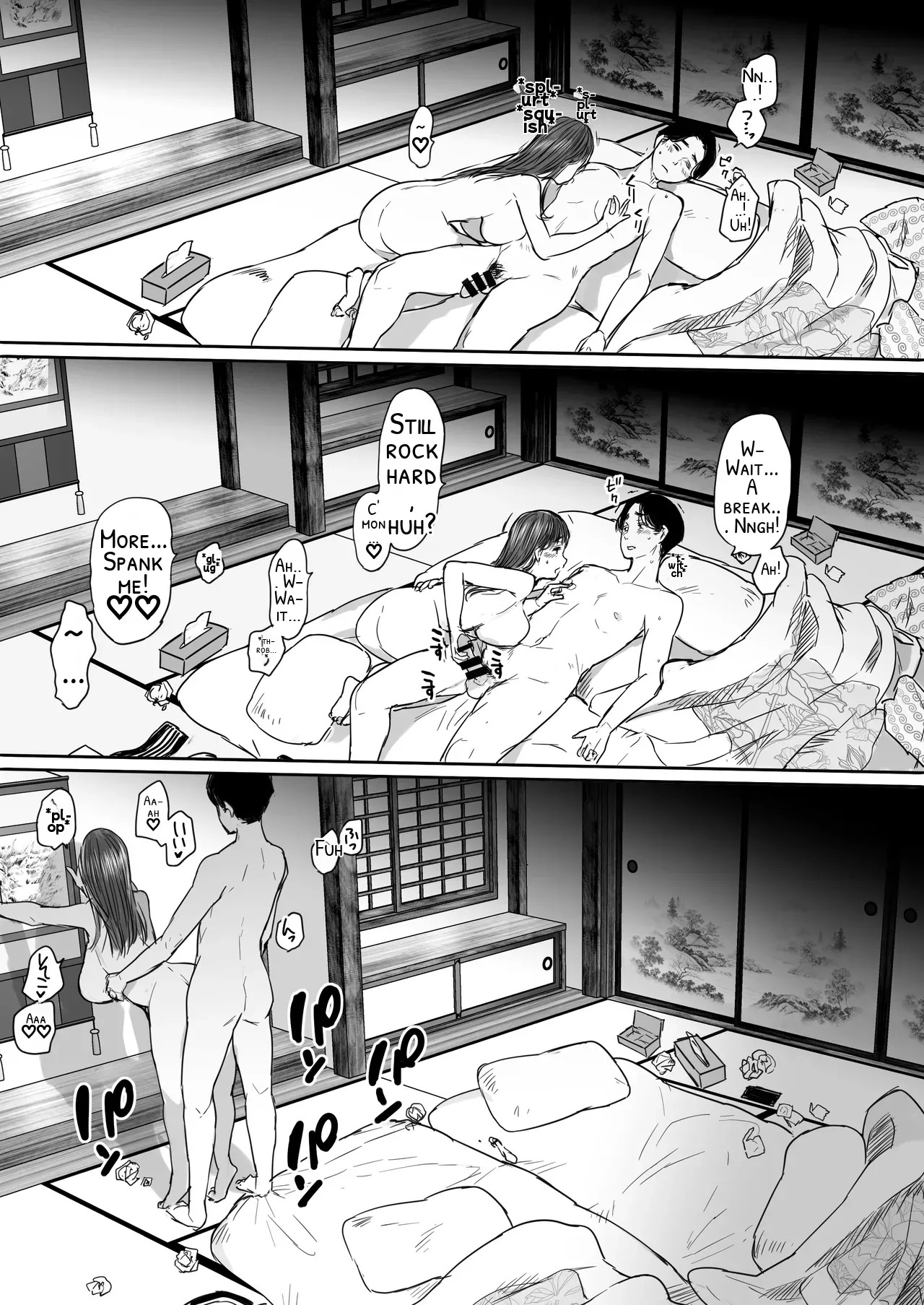 [Ookami Shoujo Dan (Mukoujima Tenro)] Shucchou, Kouhai to Aibeya. Yukishi Nure Hada ni Shiboritsukusareta Yoru [English] [DNTA] - Page 61