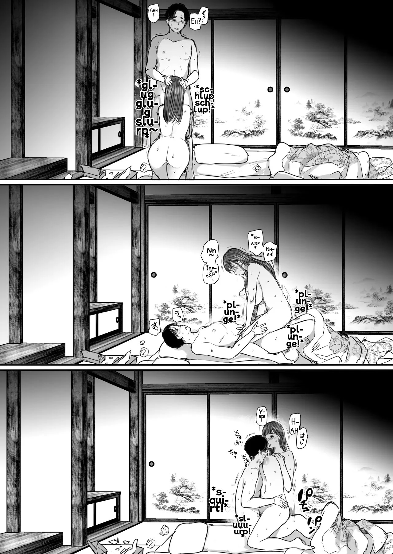 [Ookami Shoujo Dan (Mukoujima Tenro)] Shucchou, Kouhai to Aibeya. Yukishi Nure Hada ni Shiboritsukusareta Yoru [English] [DNTA] - Page 62