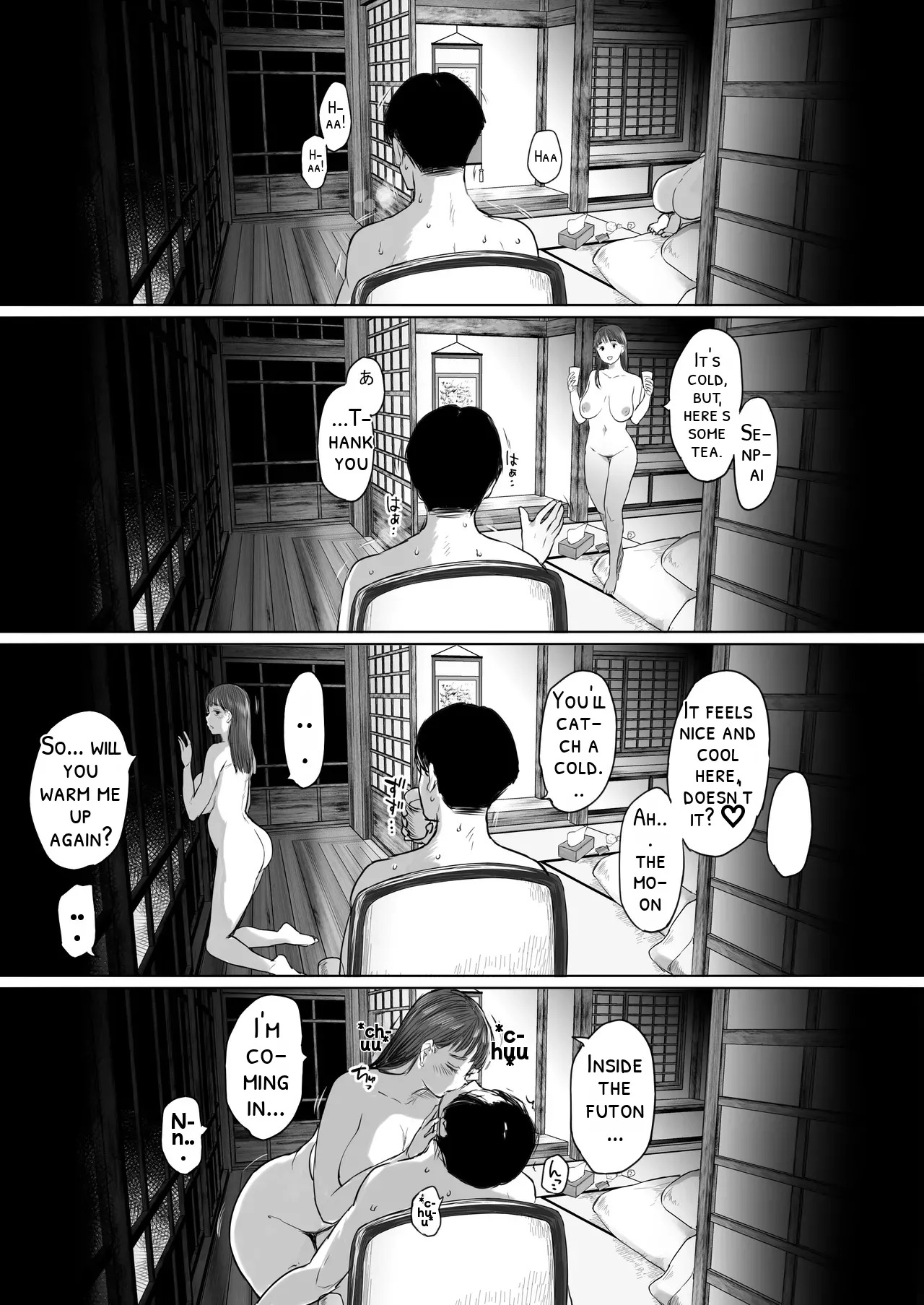 [Ookami Shoujo Dan (Mukoujima Tenro)] Shucchou, Kouhai to Aibeya. Yukishi Nure Hada ni Shiboritsukusareta Yoru [English] [DNTA] - Page 63